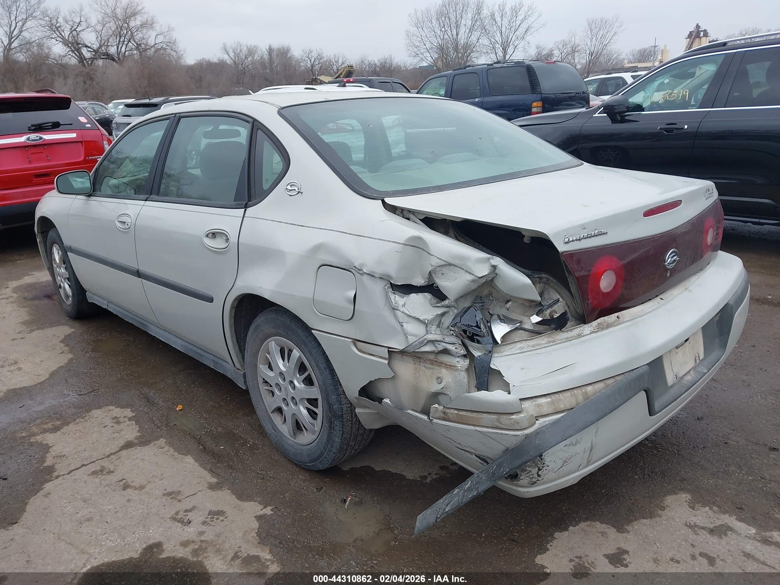 2003 Chevrolet Impala   Silver vin: 2G1WF52E539236211
