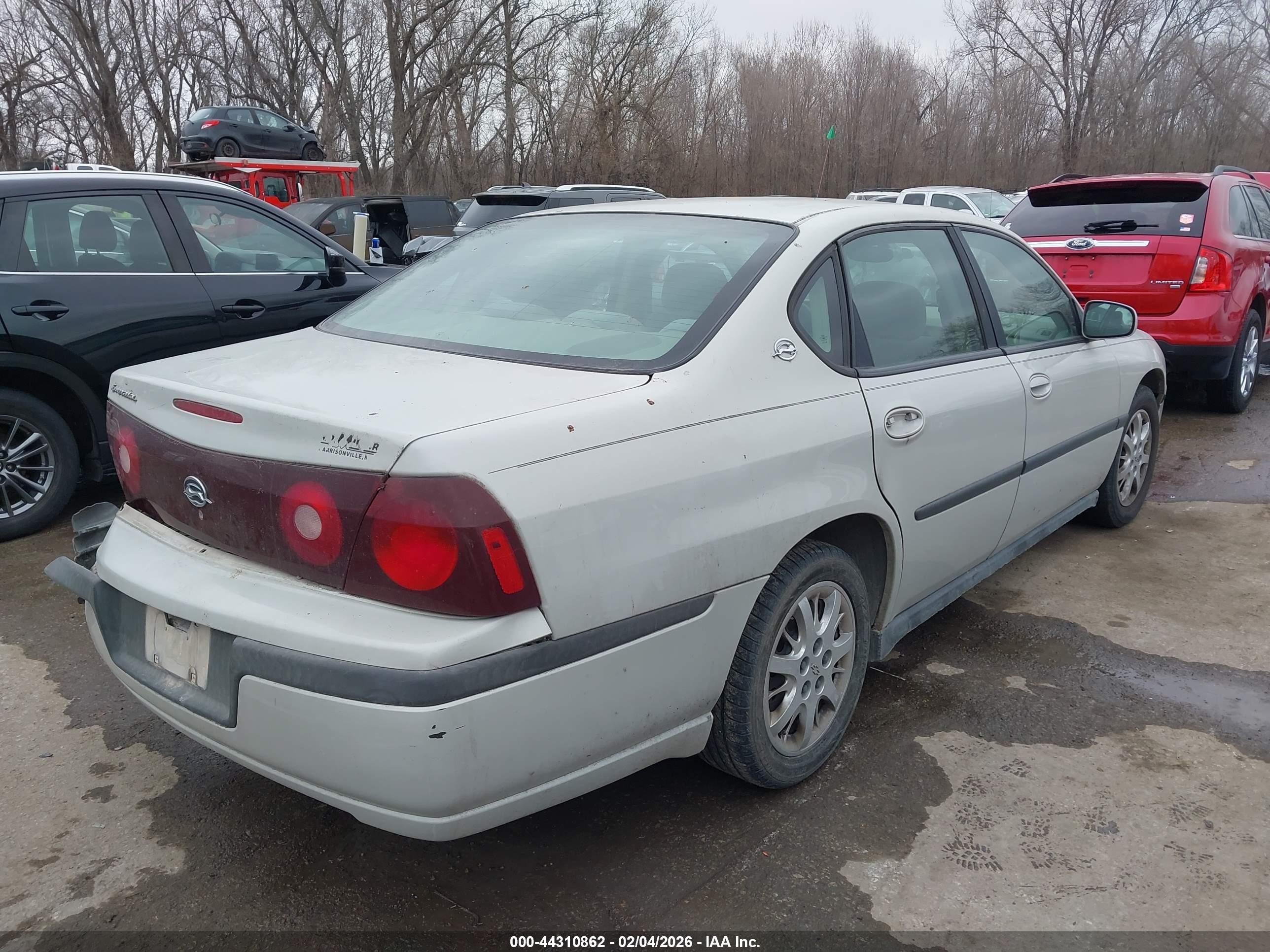 2003 Chevrolet Impala   Silver vin: 2G1WF52E539236211