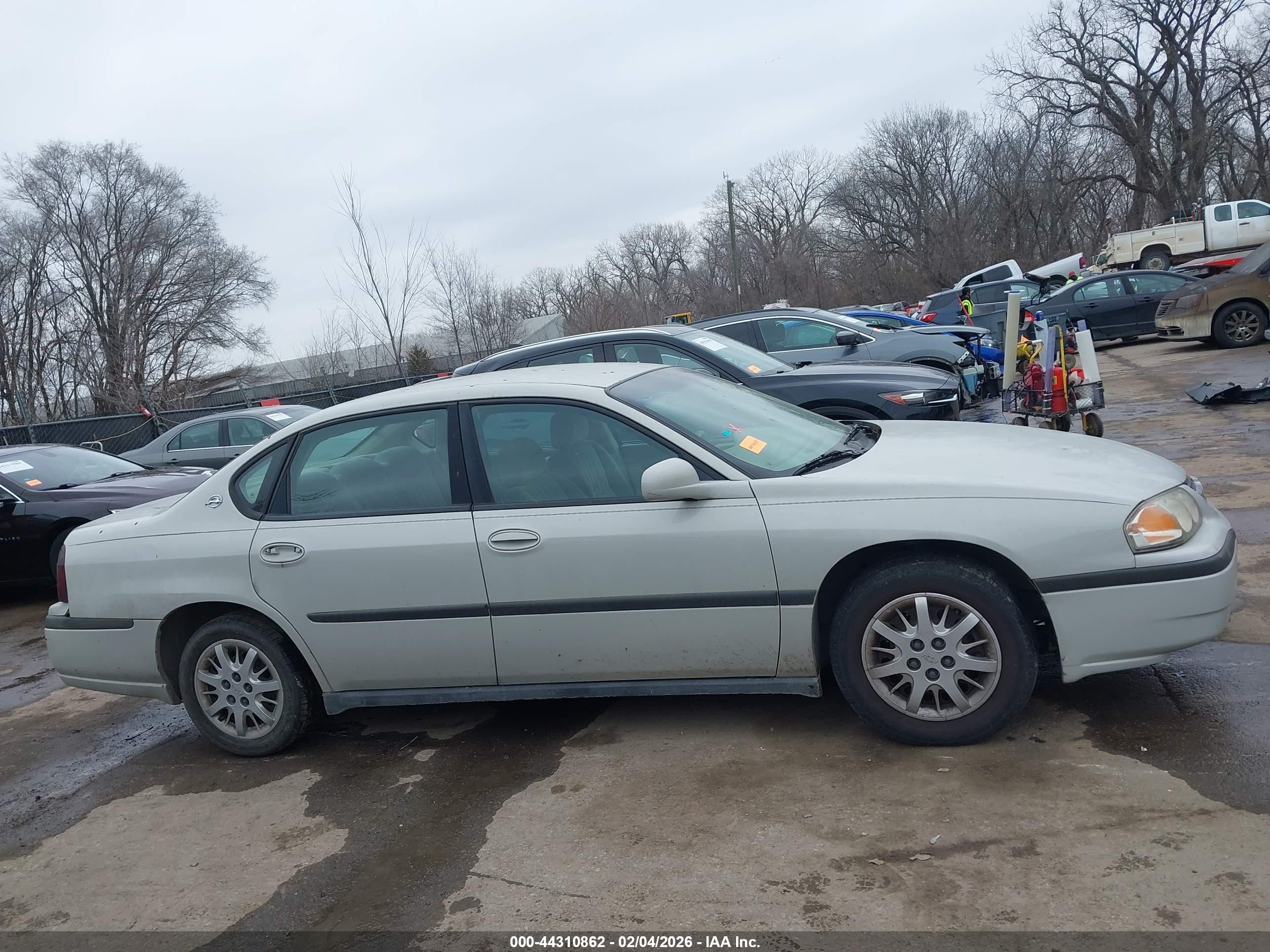 2003 Chevrolet Impala   Silver vin: 2G1WF52E539236211