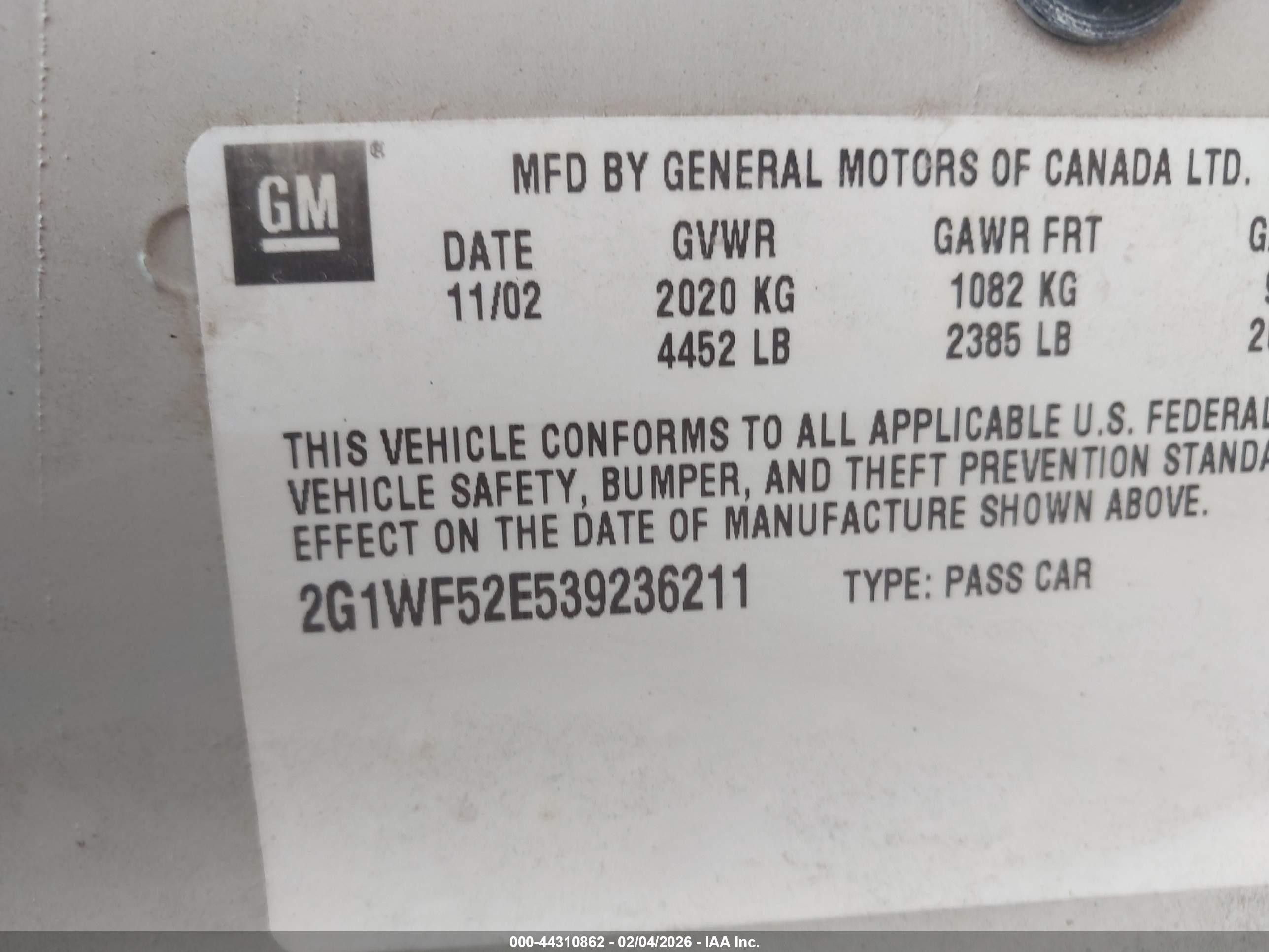 2003 Chevrolet Impala   Silver vin: 2G1WF52E539236211