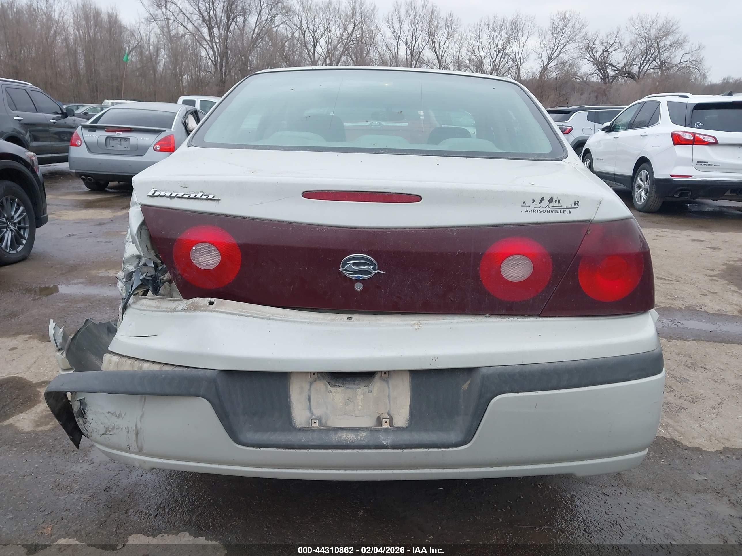 2003 Chevrolet Impala   Silver vin: 2G1WF52E539236211
