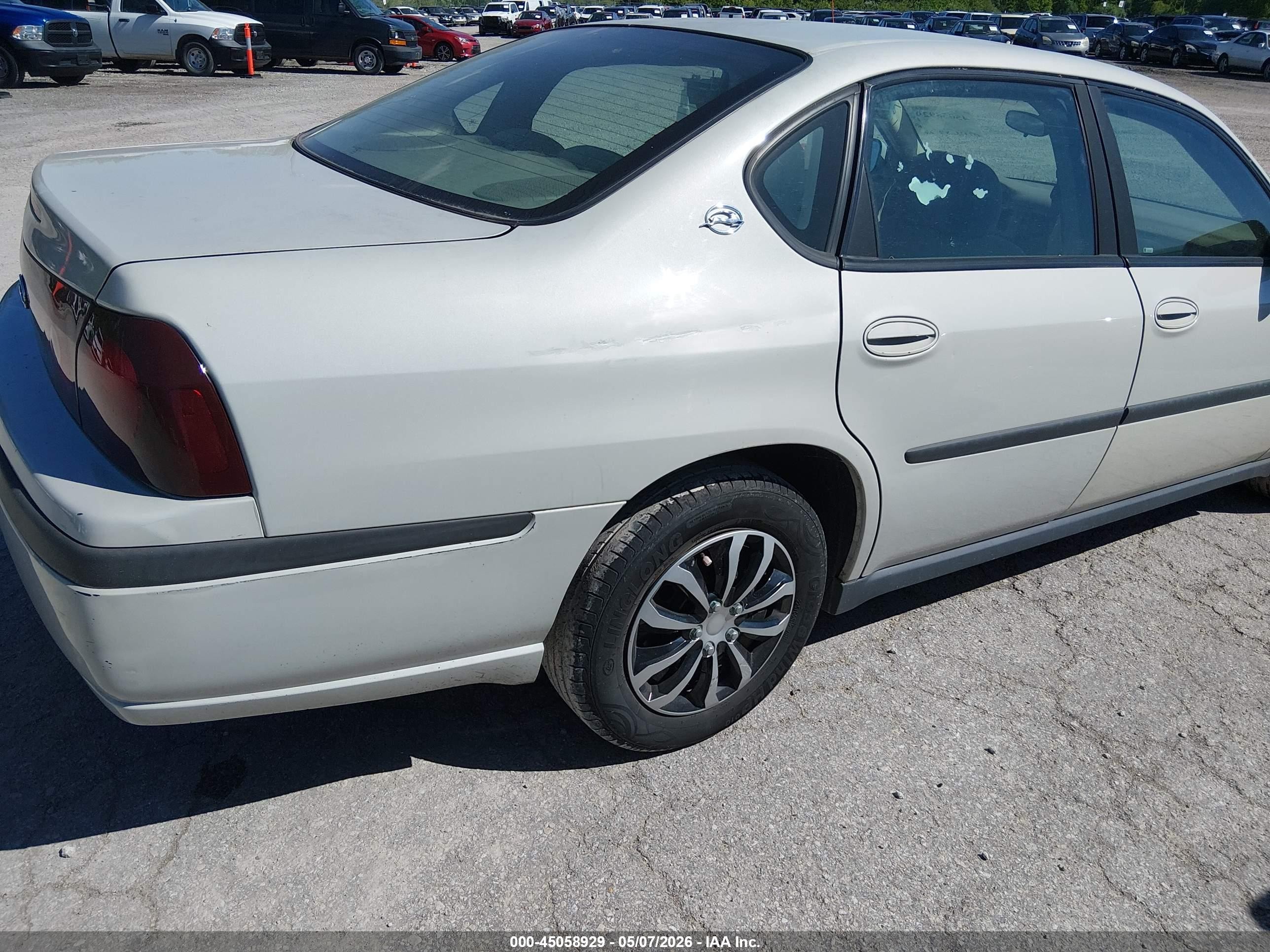 2003 Chevrolet Impala   Cream vin: 2G1WF52E539266647