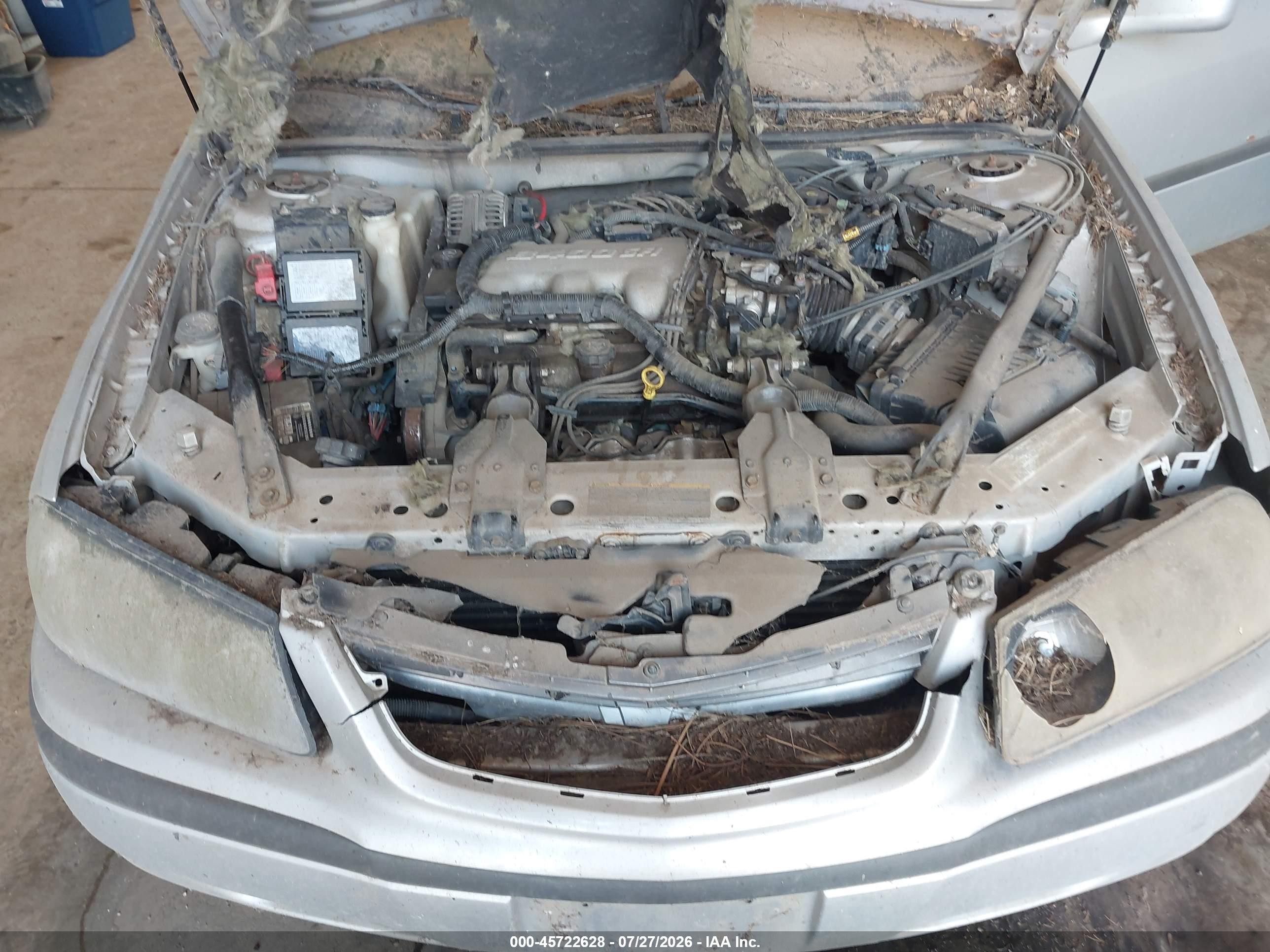 2004 Chevrolet Impala   Silver vin: 2G1WF52E549385154