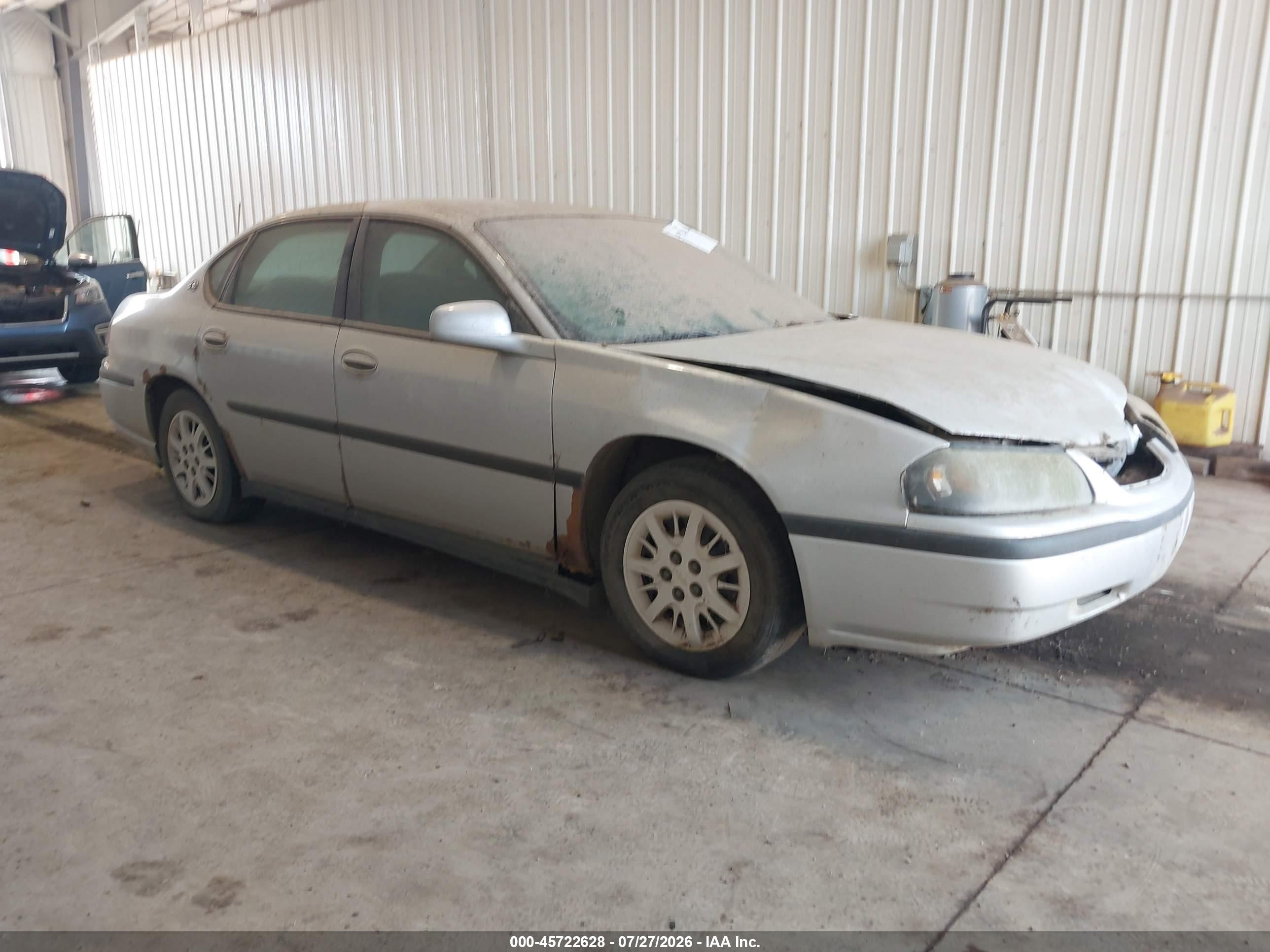 2004 Chevrolet Impala   Silver vin: 2G1WF52E549385154