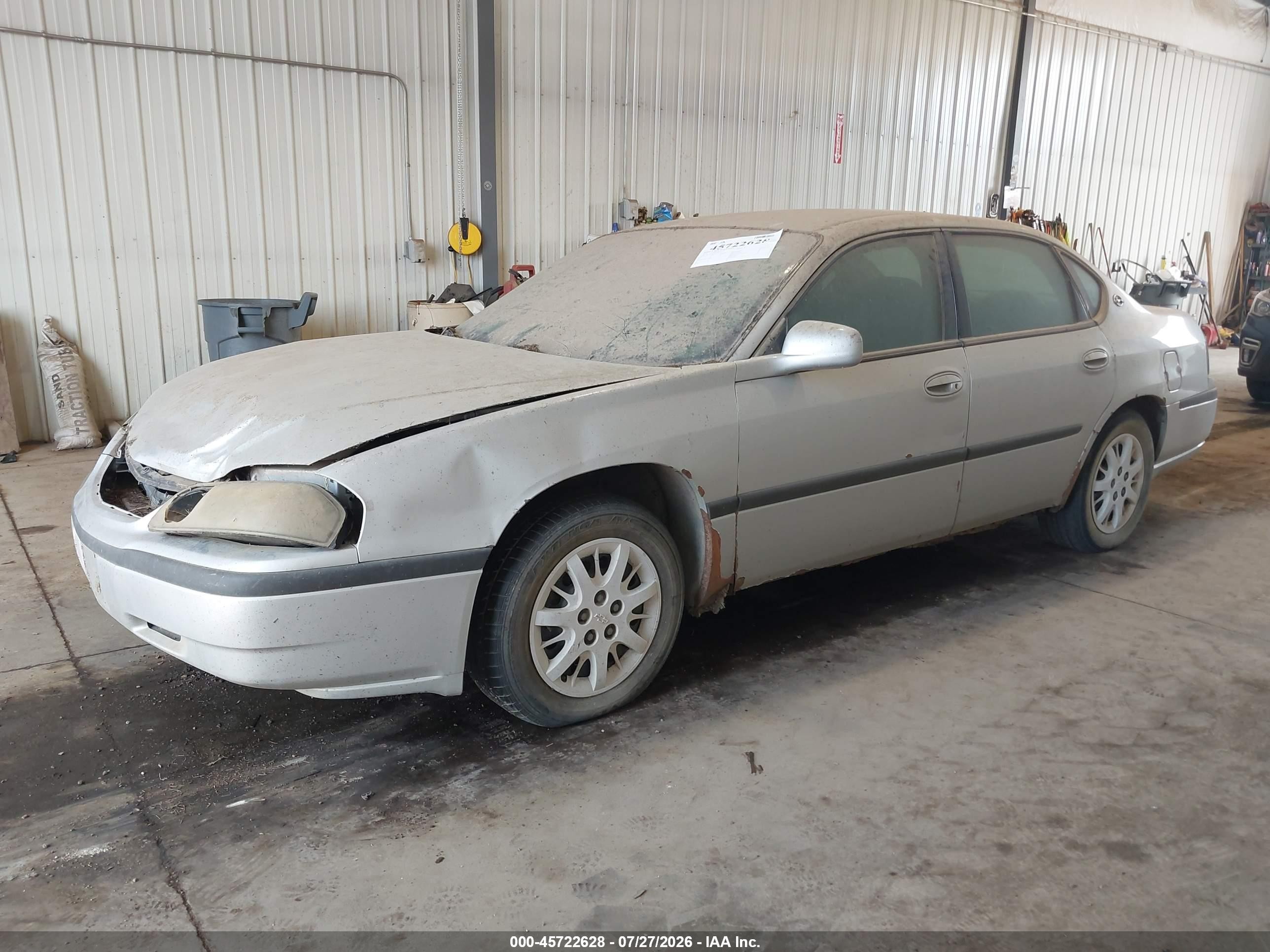 2004 Chevrolet Impala   Silver vin: 2G1WF52E549385154