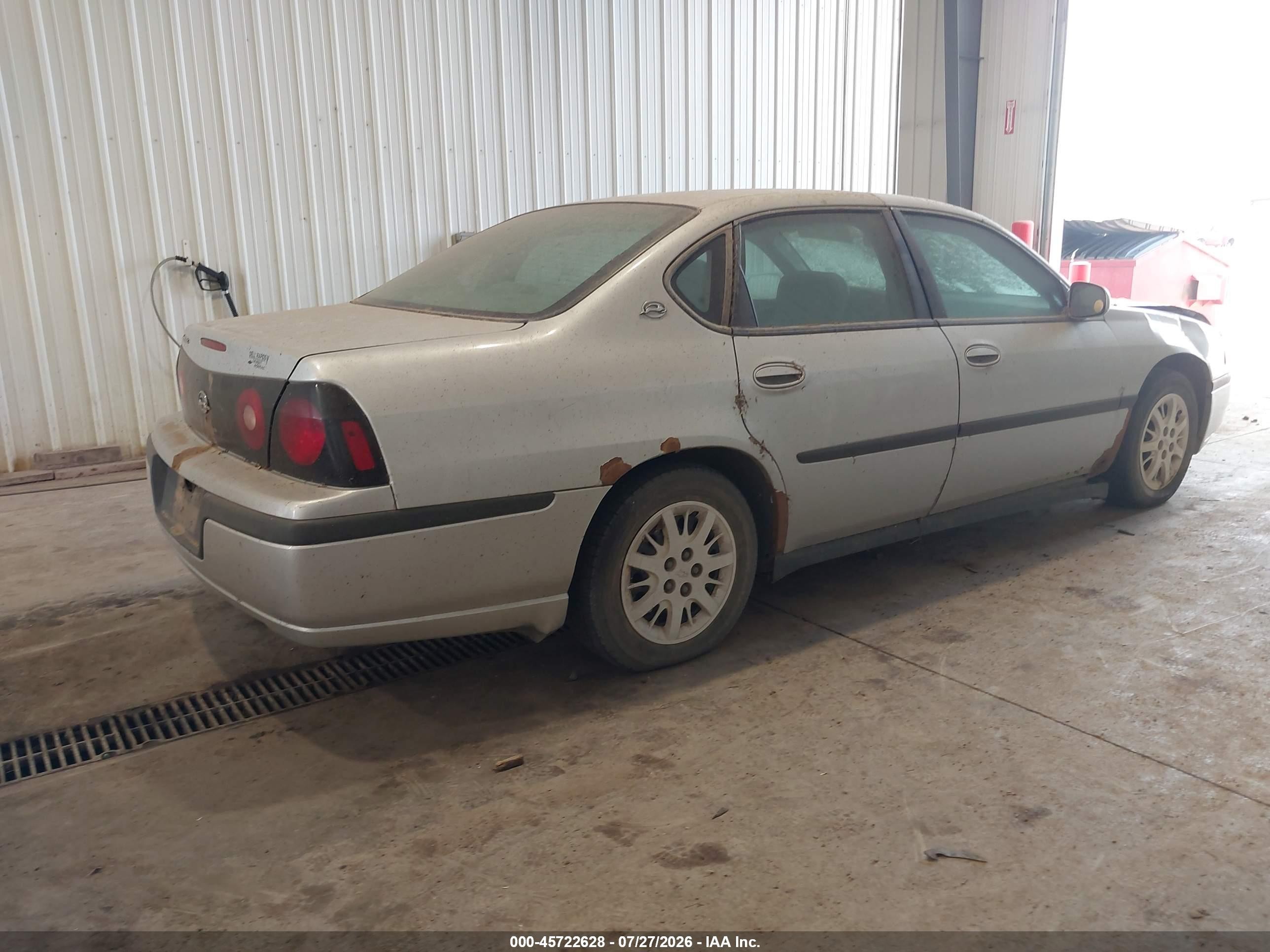 2004 Chevrolet Impala   Silver vin: 2G1WF52E549385154