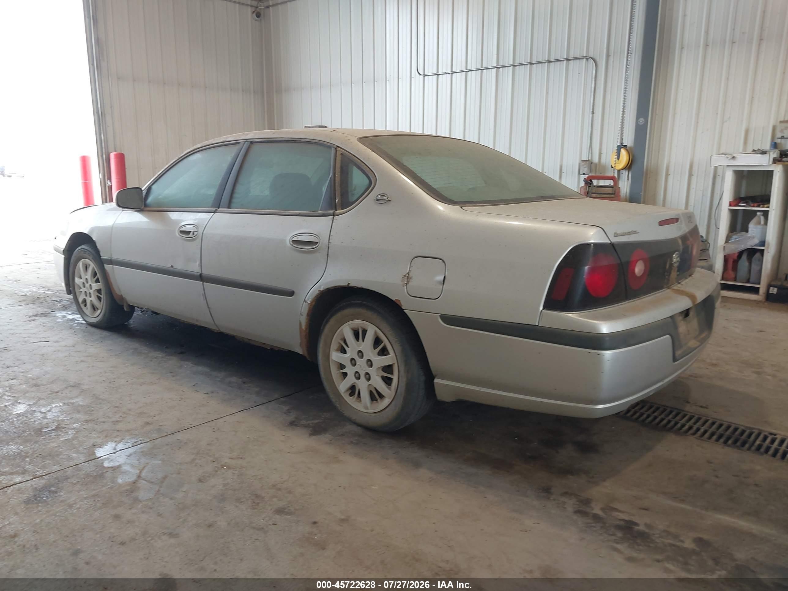 2004 Chevrolet Impala   Silver vin: 2G1WF52E549385154