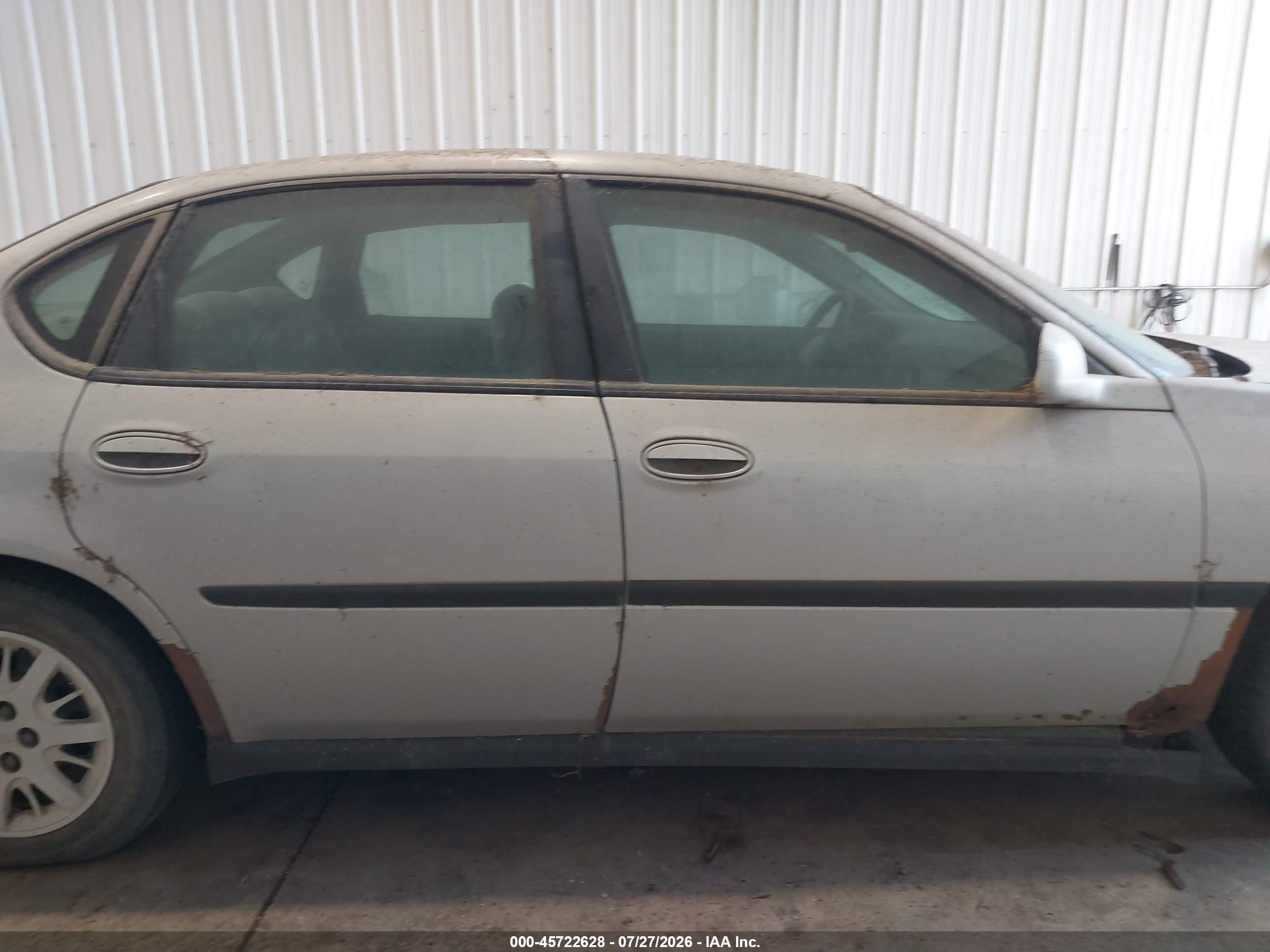 2004 Chevrolet Impala   Silver vin: 2G1WF52E549385154
