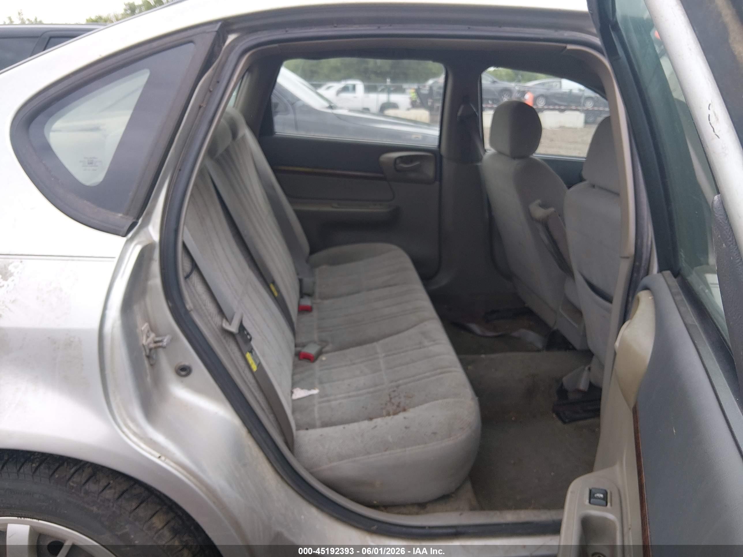 2005 Chevrolet Impala   Silver vin: 2G1WF52E559310097