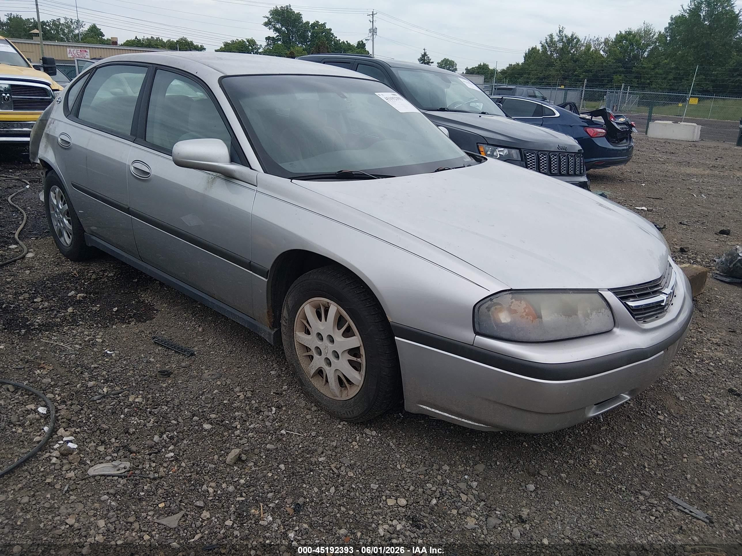 2005 Chevrolet Impala   Silver vin: 2G1WF52E559310097
