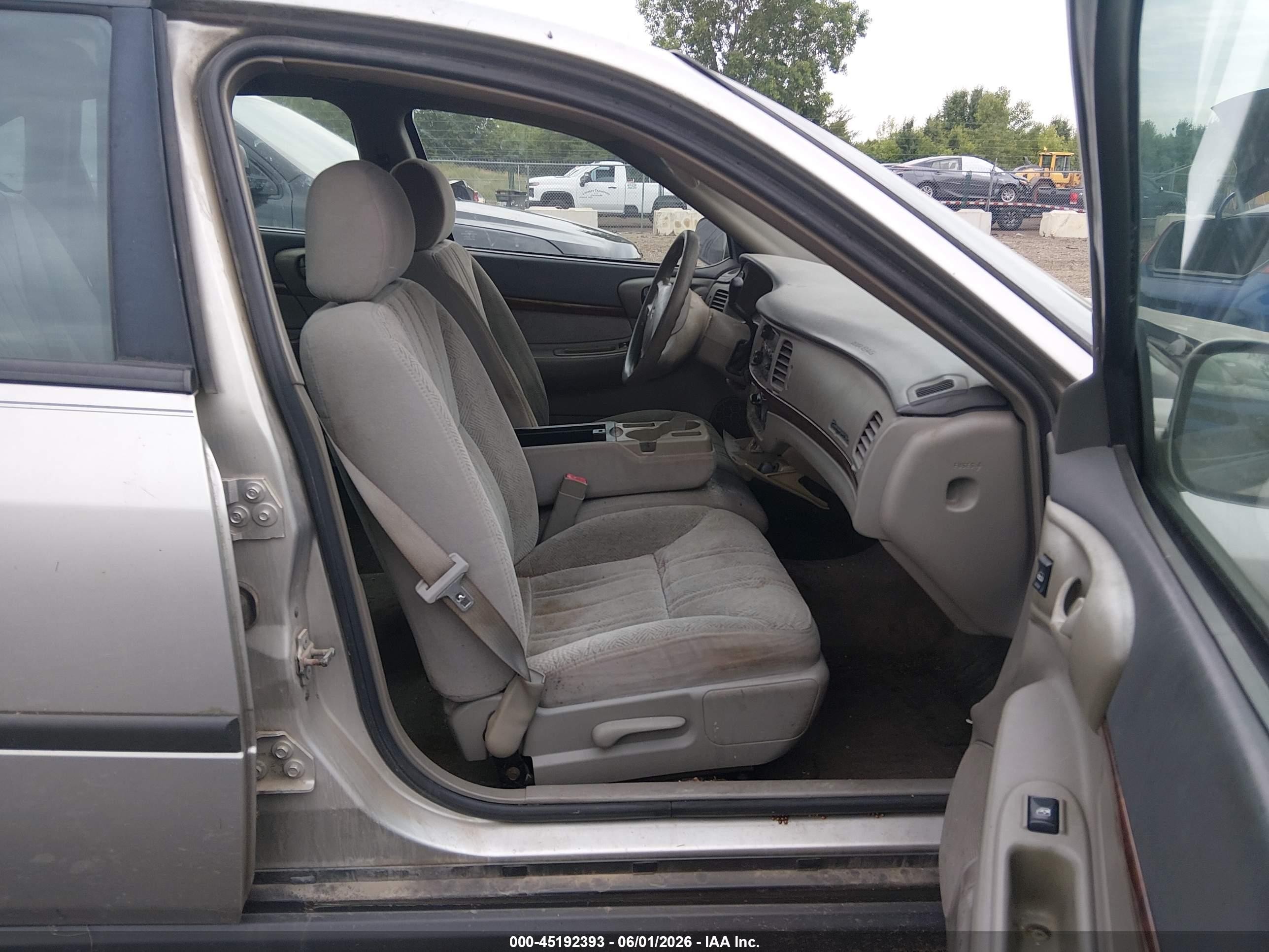 2005 Chevrolet Impala   Silver vin: 2G1WF52E559310097