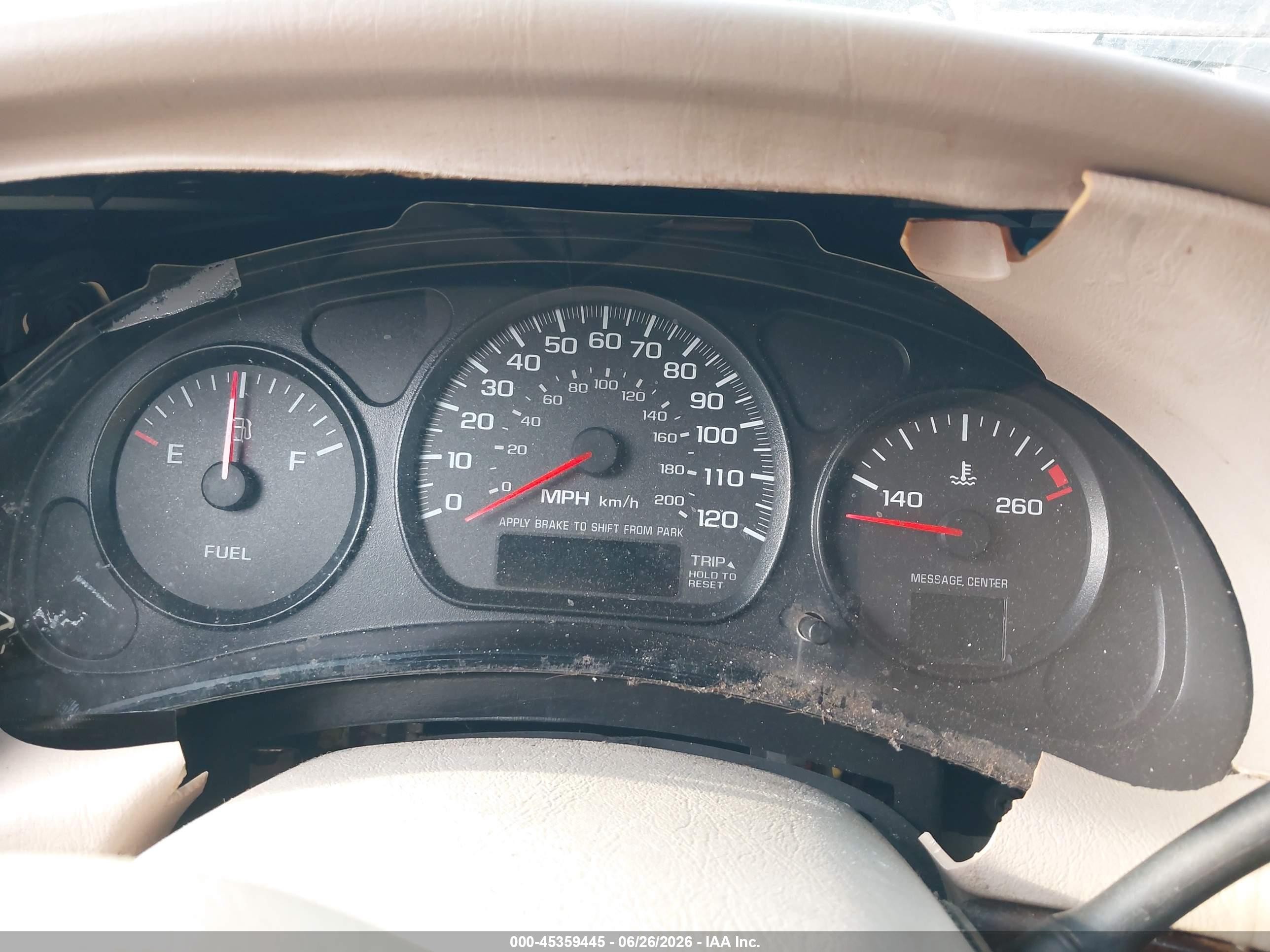 2003 Chevrolet Impala   Коричневый vin: 2G1WF52E639134027