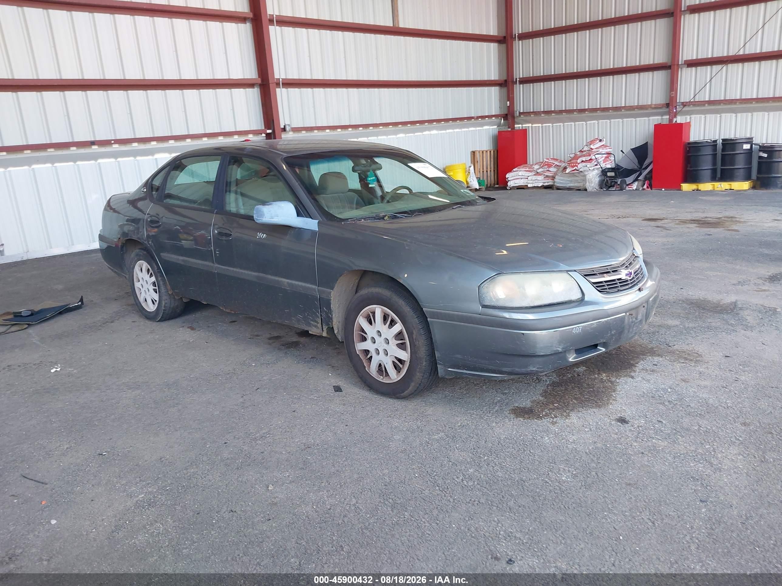 2004 Chevrolet Impala   Gray vin: 2G1WF52E649370081