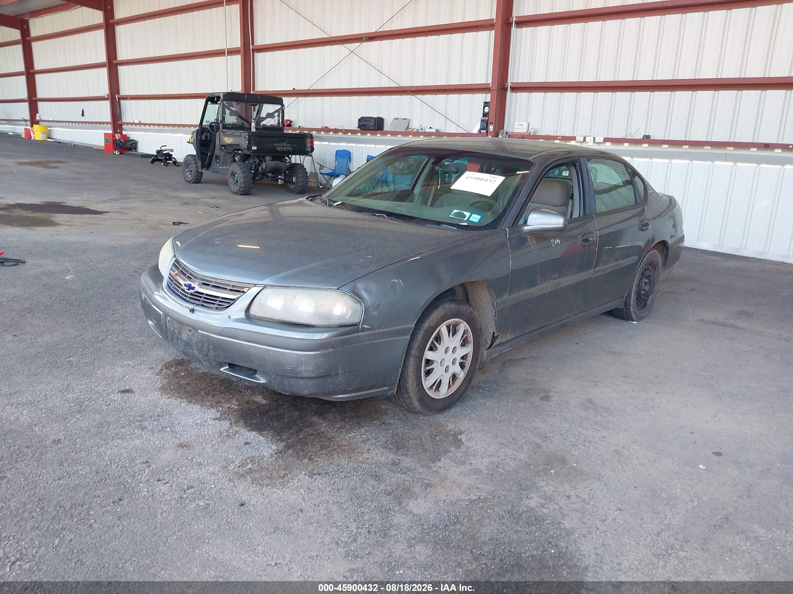 2004 Chevrolet Impala   Gray vin: 2G1WF52E649370081