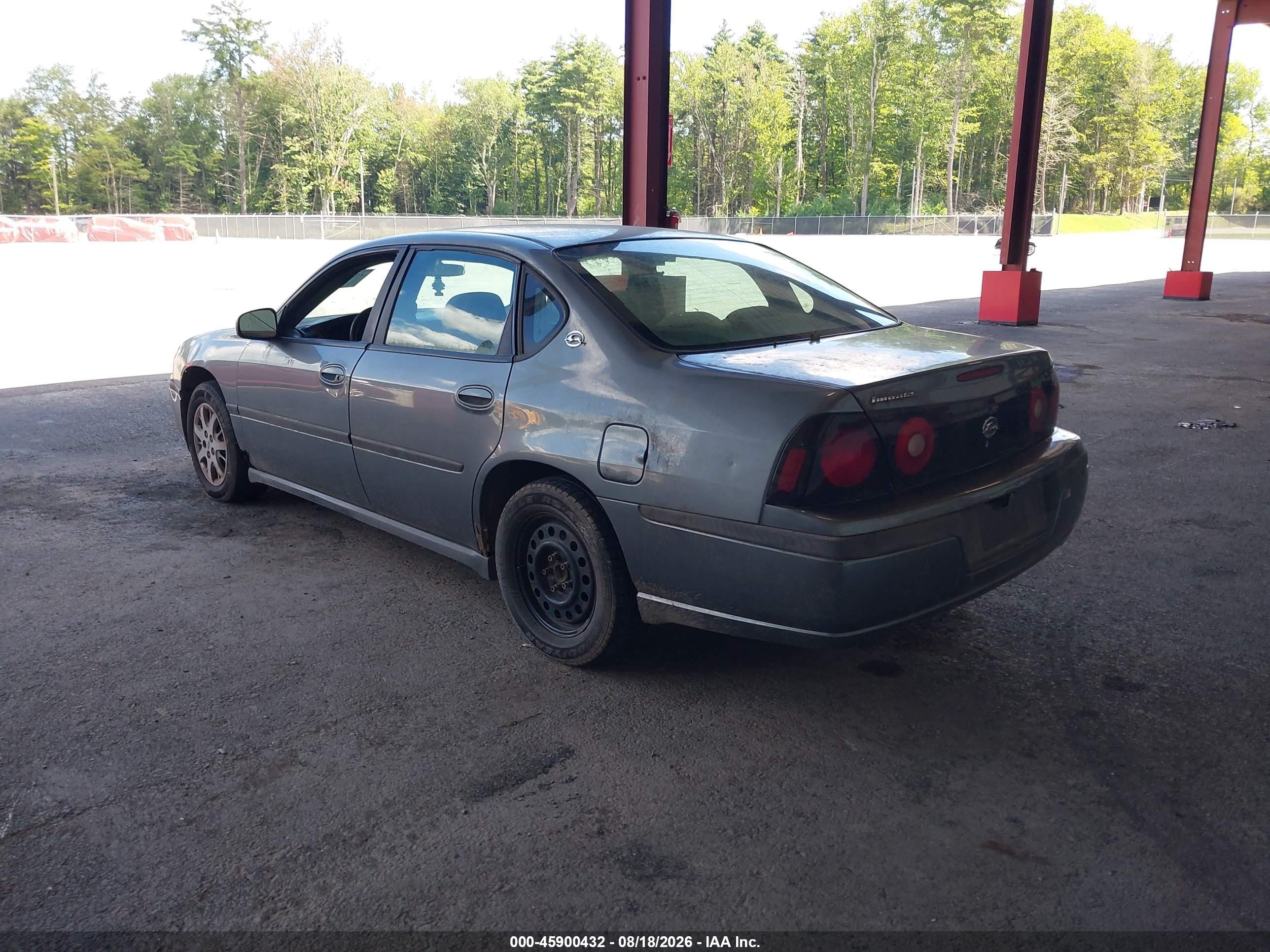 2004 Chevrolet Impala   Gray vin: 2G1WF52E649370081