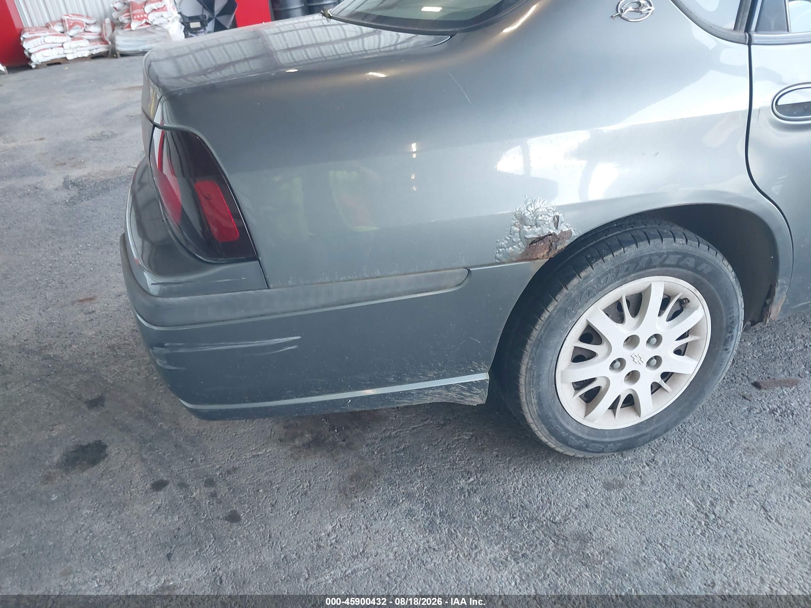 2004 Chevrolet Impala   Gray vin: 2G1WF52E649370081