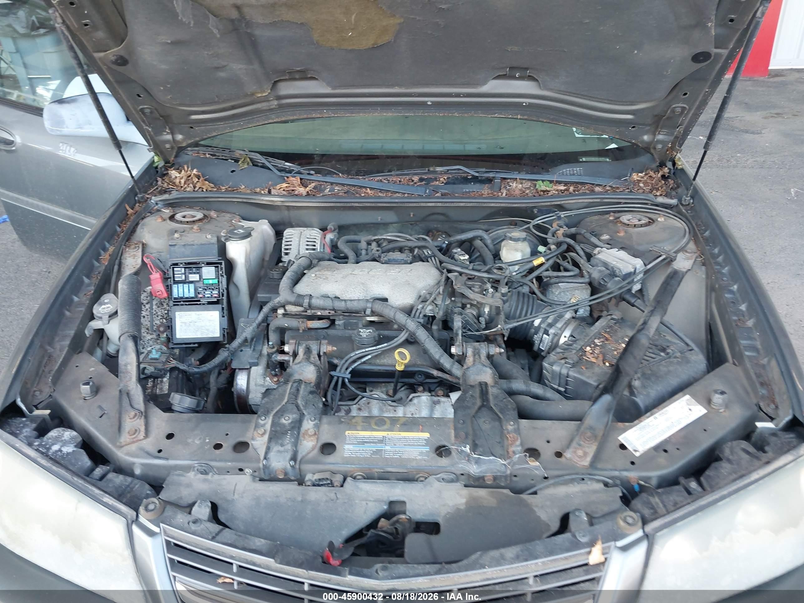 2004 Chevrolet Impala   Gray vin: 2G1WF52E649370081