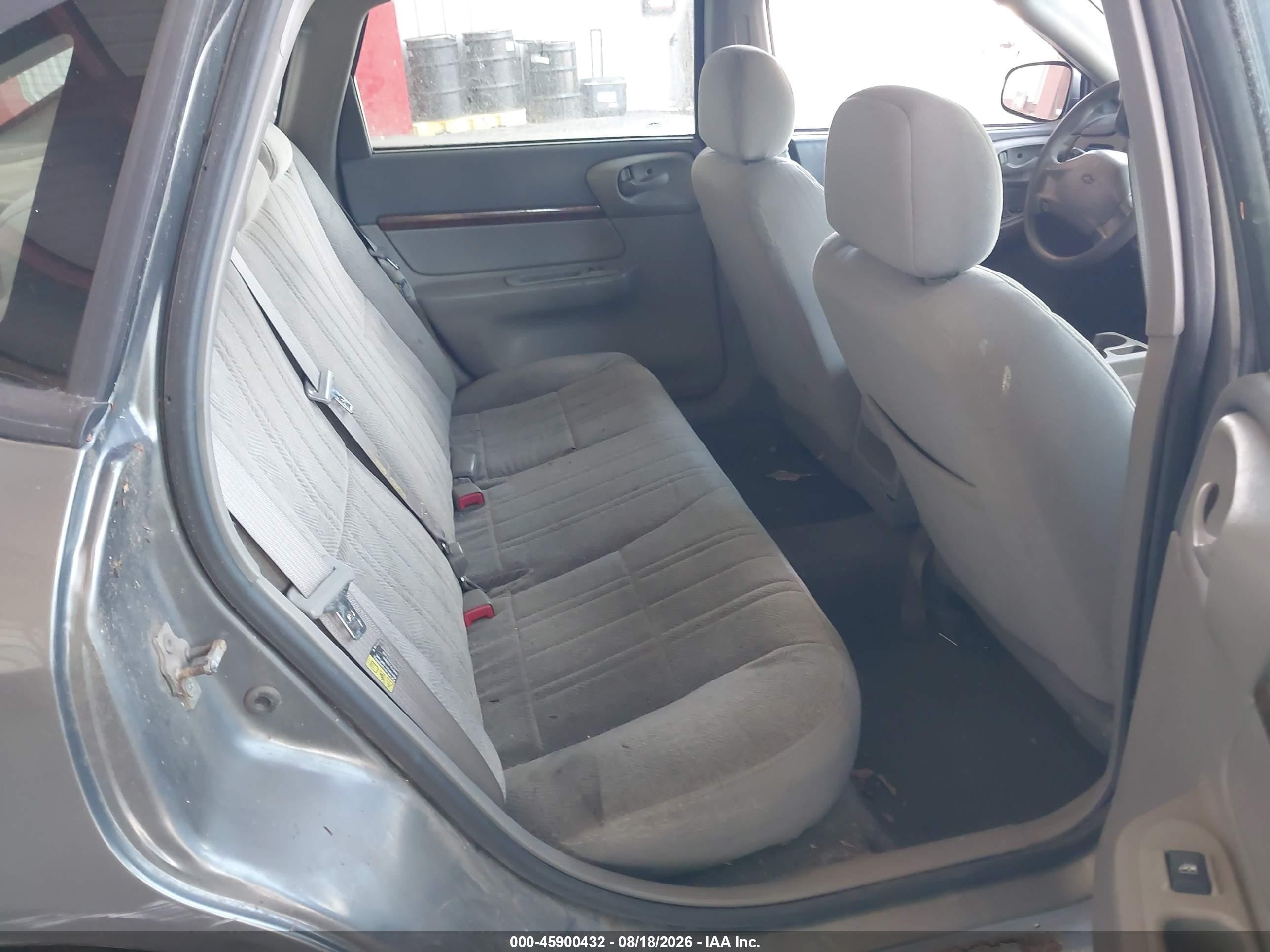 2004 Chevrolet Impala   Gray vin: 2G1WF52E649370081