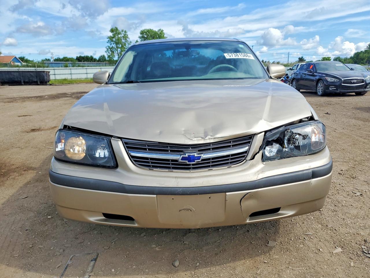2004 Chevrolet Impala Gold vin: 2G1WF52E649376222