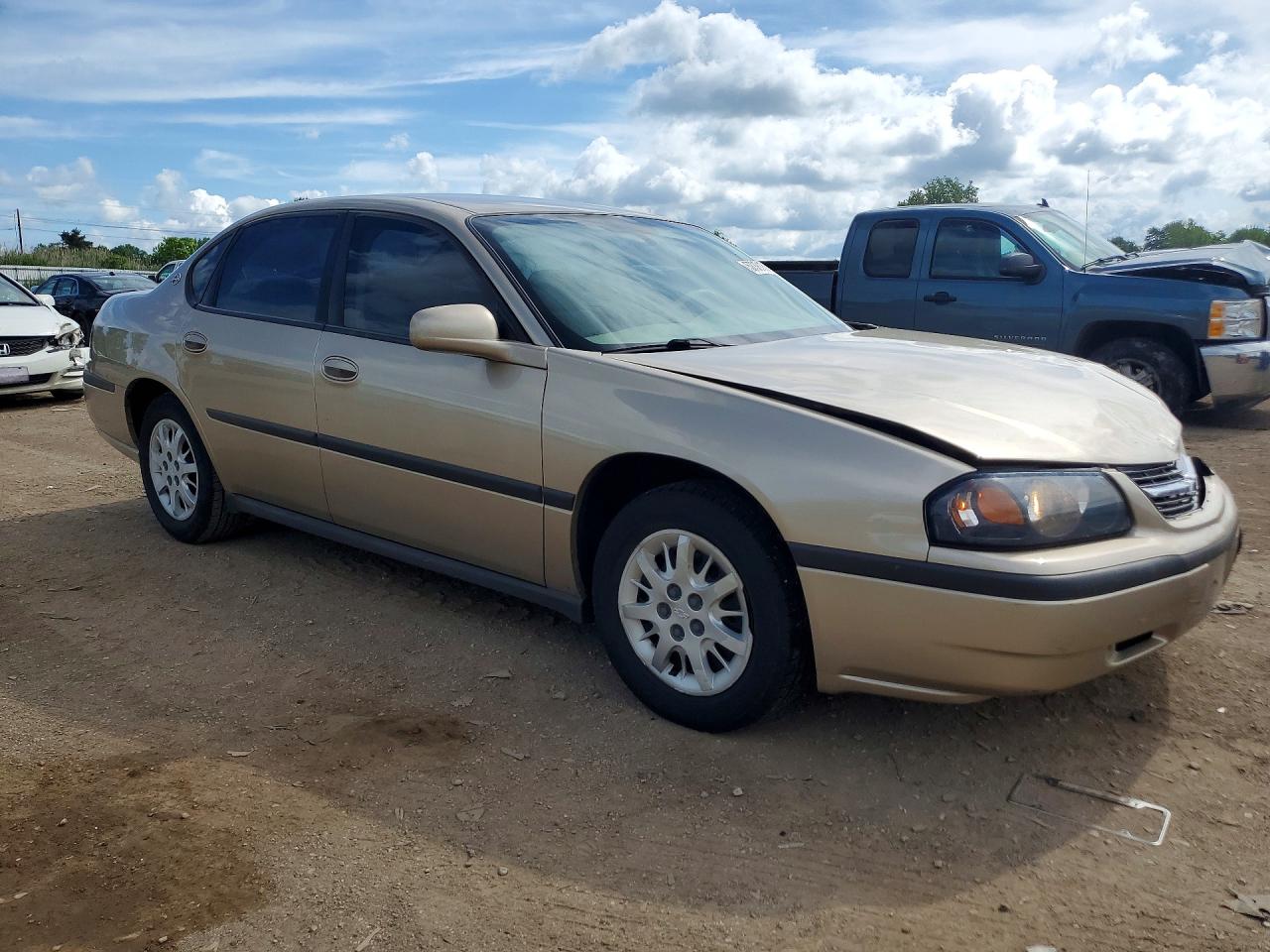 2004 Chevrolet Impala Gold vin: 2G1WF52E649376222