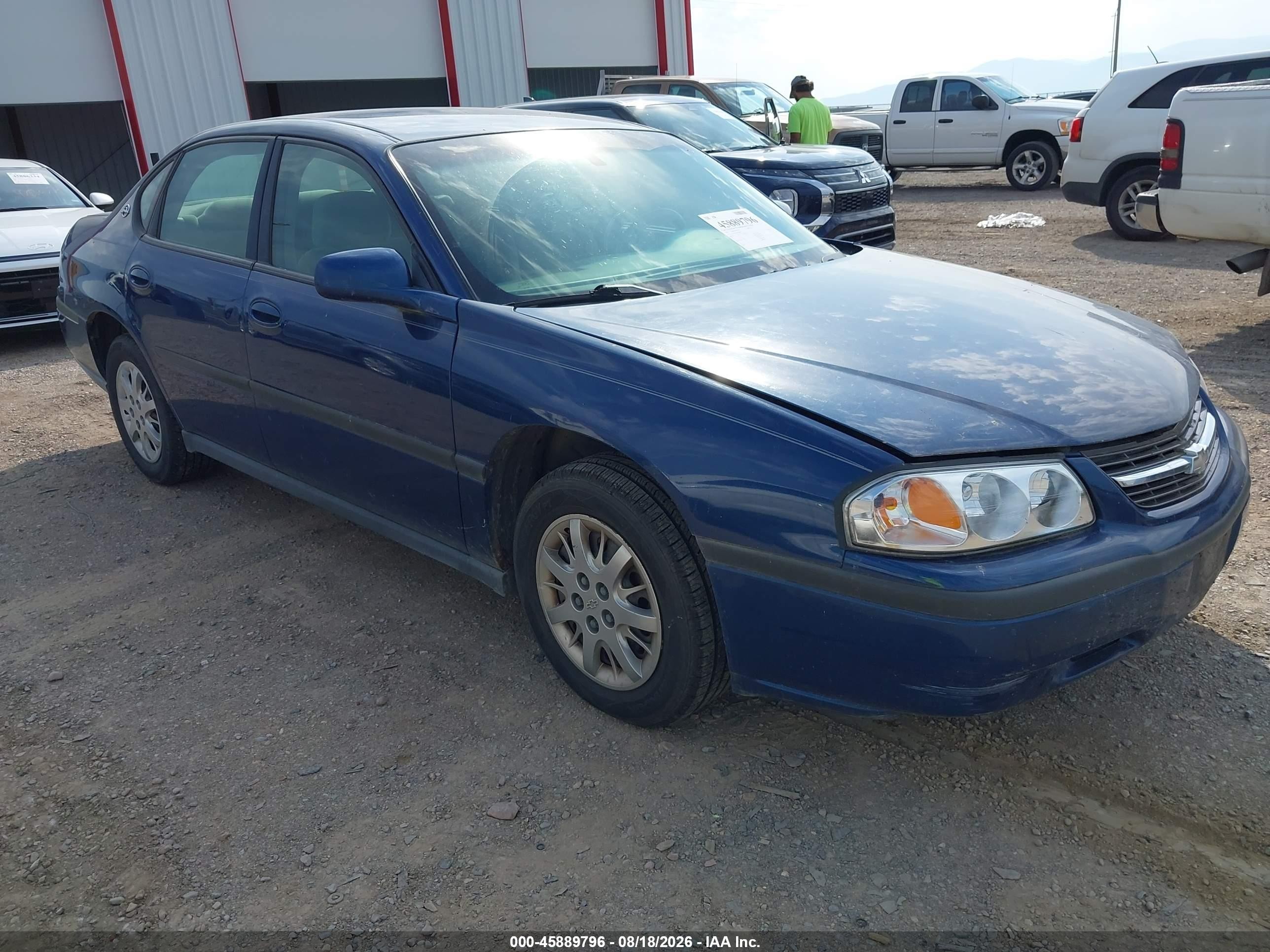 2005 Chevrolet Impala   Синий vin: 2G1WF52E659296808