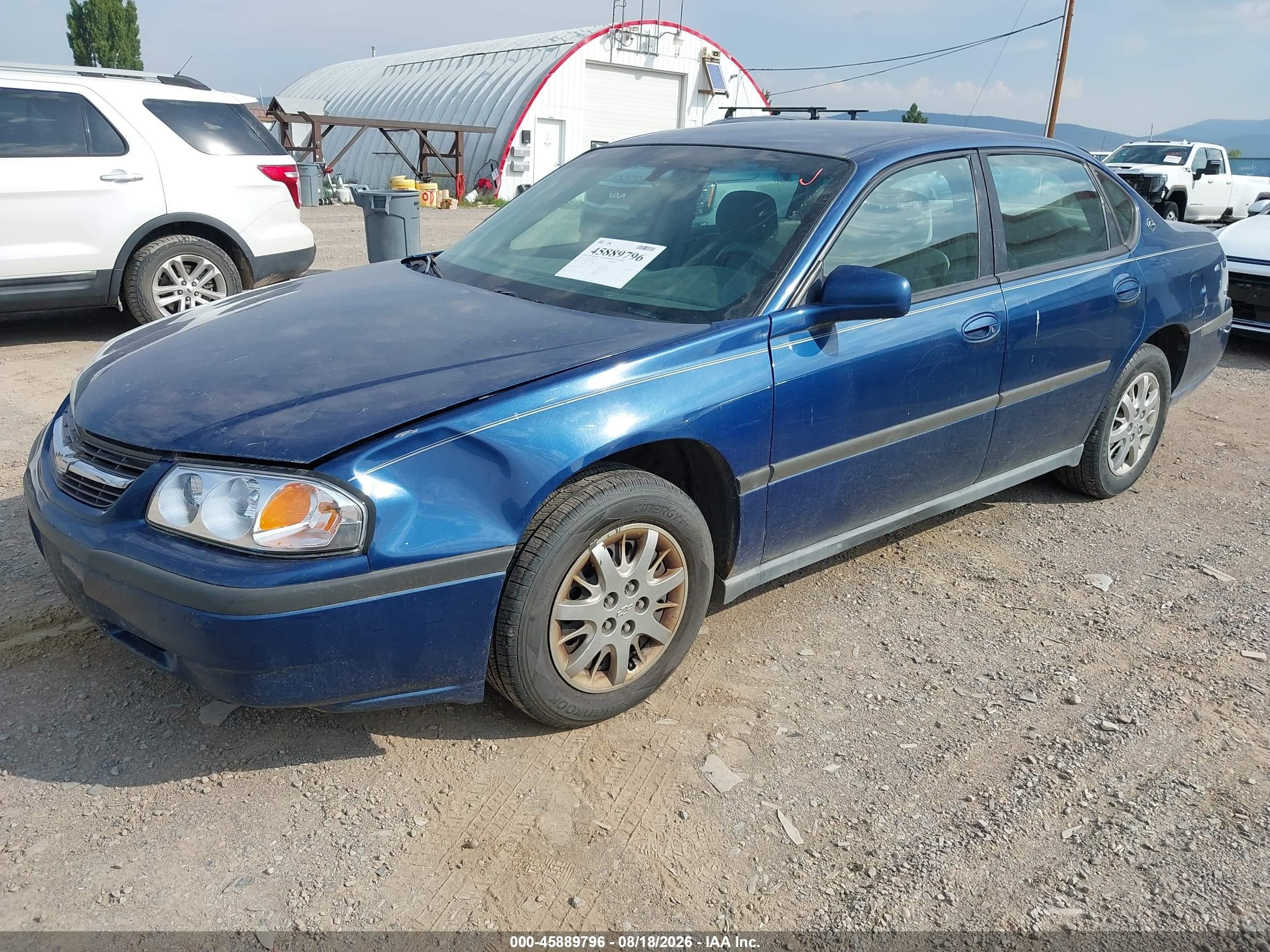 2005 Chevrolet Impala   Синий vin: 2G1WF52E659296808