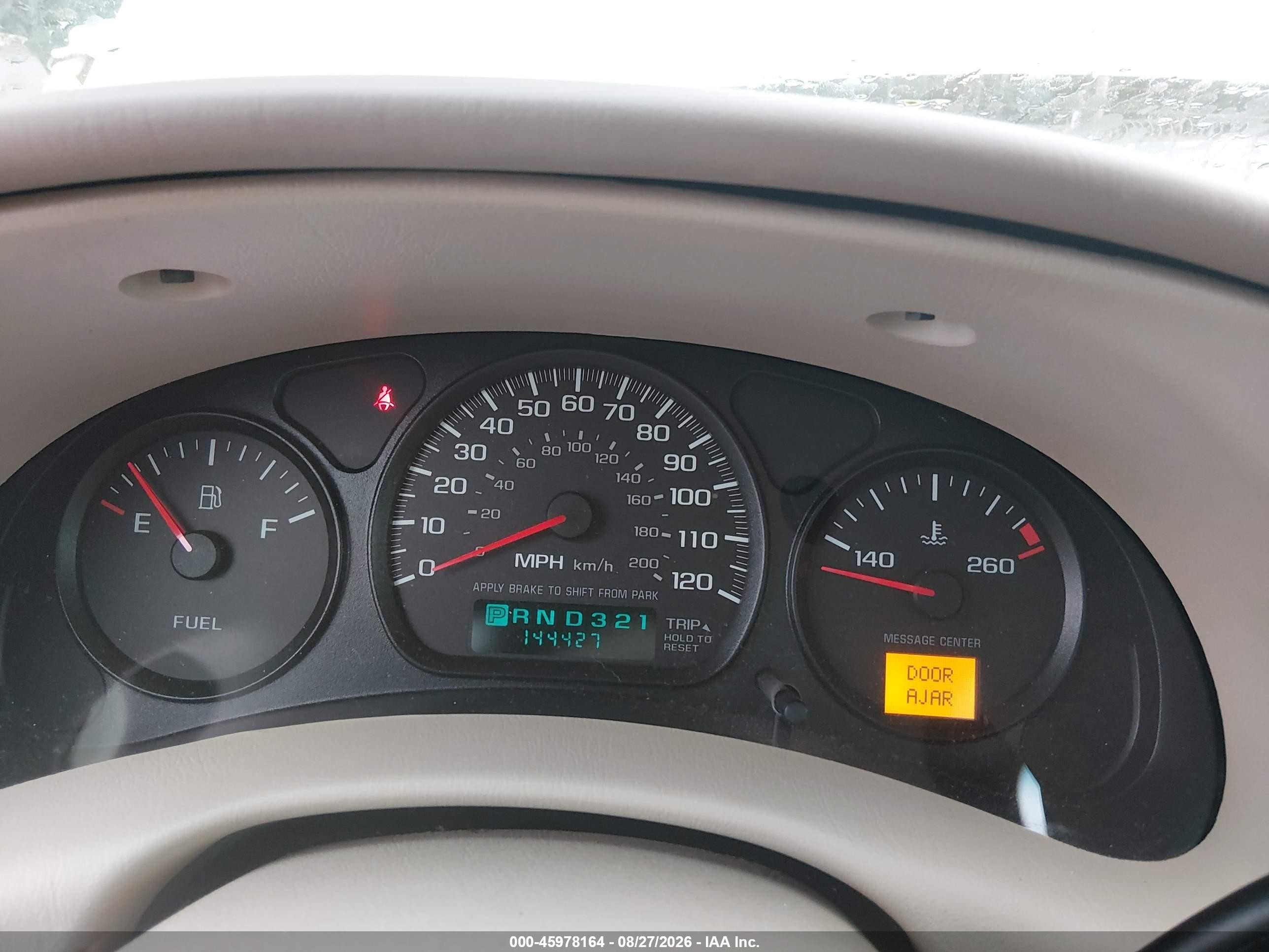 2003 Chevrolet Impala   Cream vin: 2G1WF52E739376535