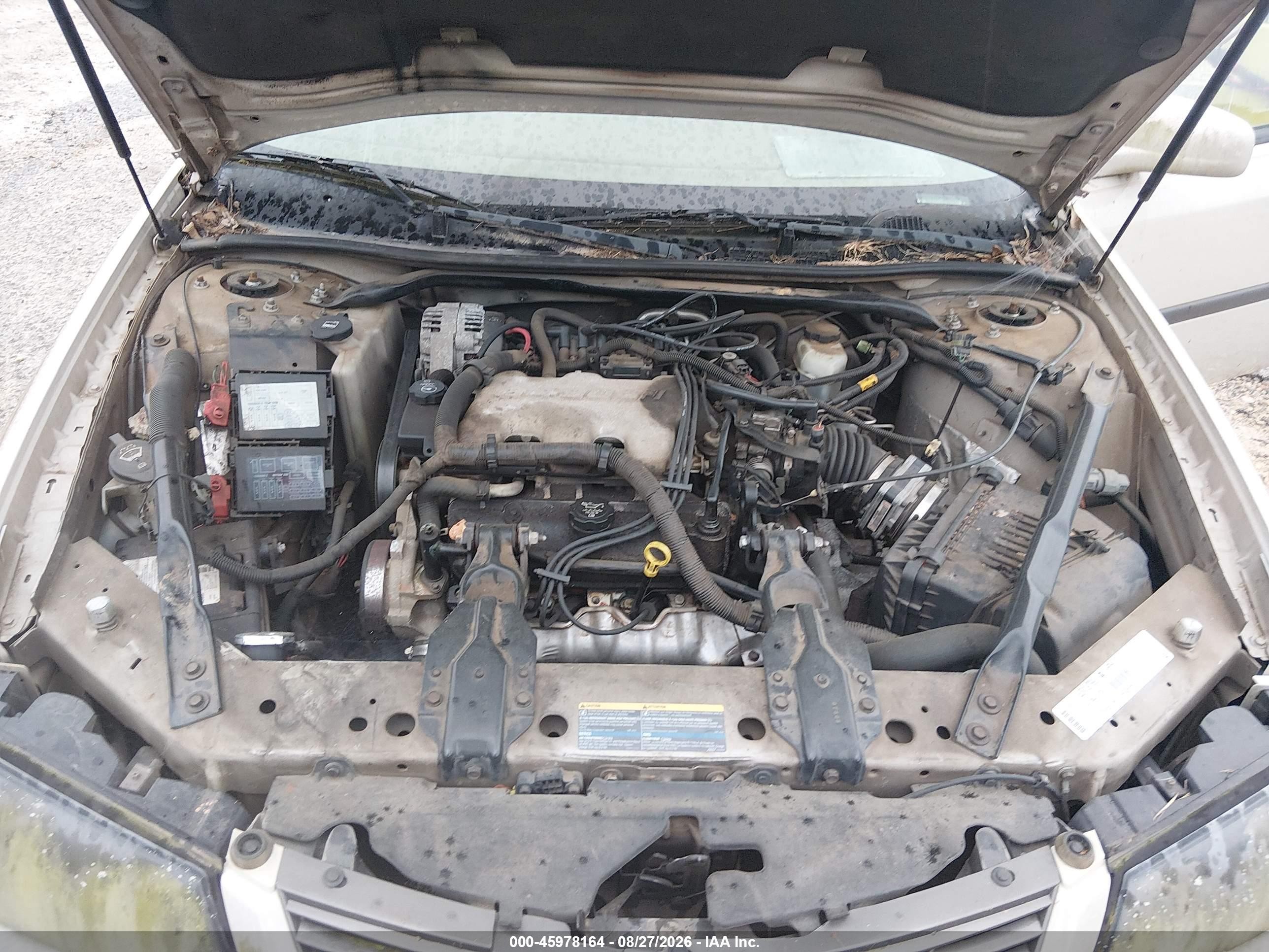 2003 Chevrolet Impala   Cream vin: 2G1WF52E739376535