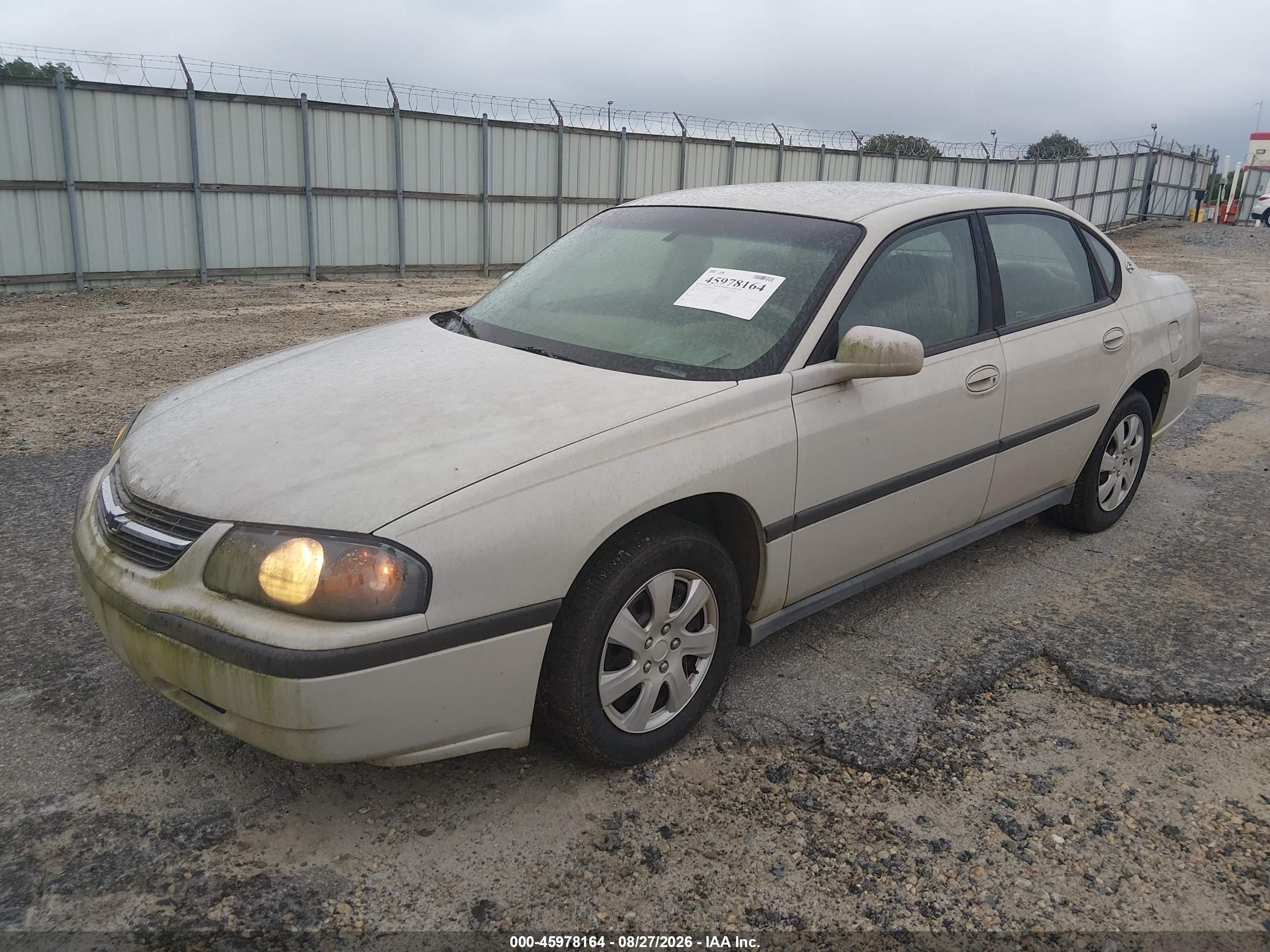 2003 Chevrolet Impala   Cream vin: 2G1WF52E739376535