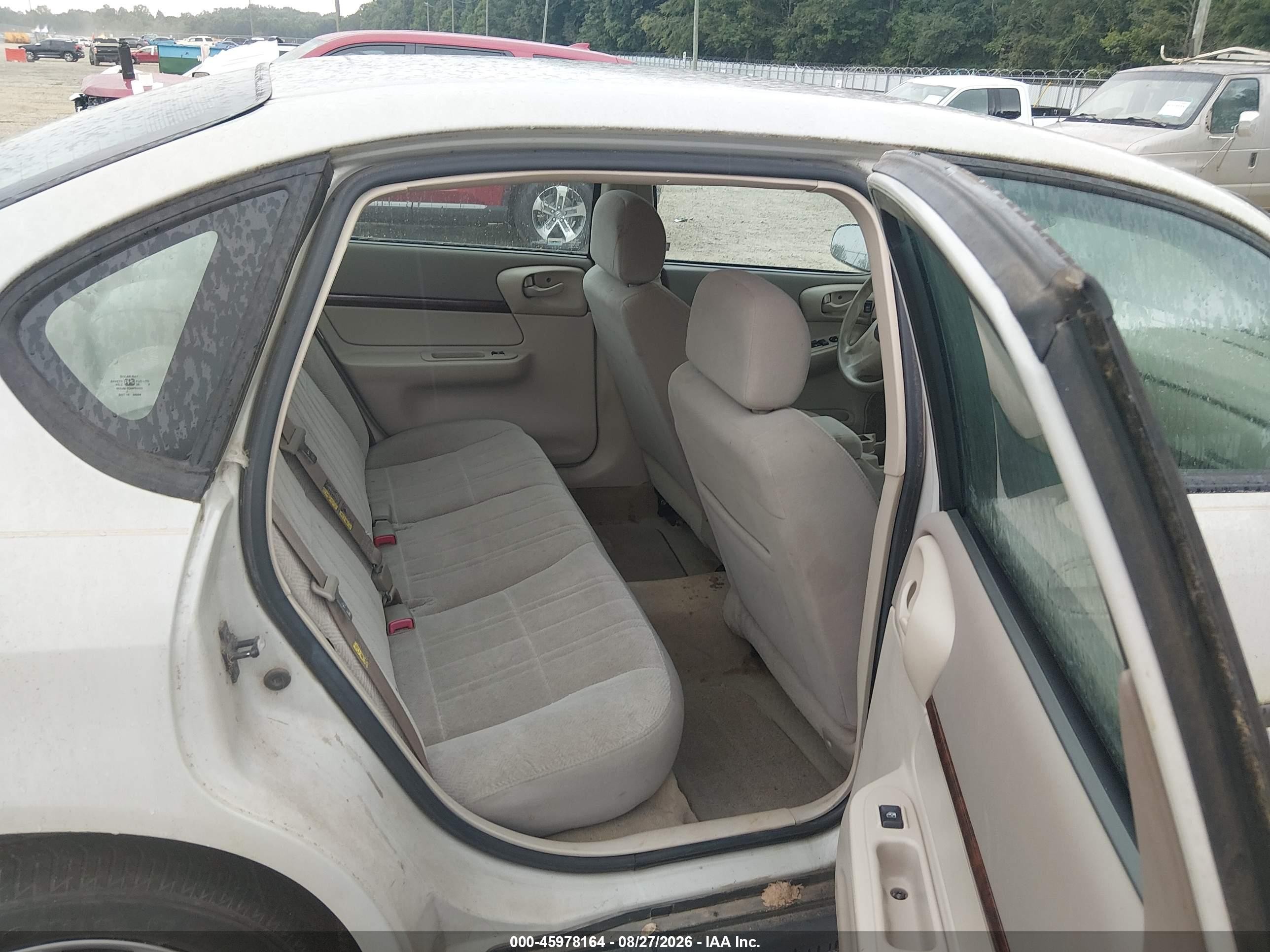 2003 Chevrolet Impala   Cream vin: 2G1WF52E739376535