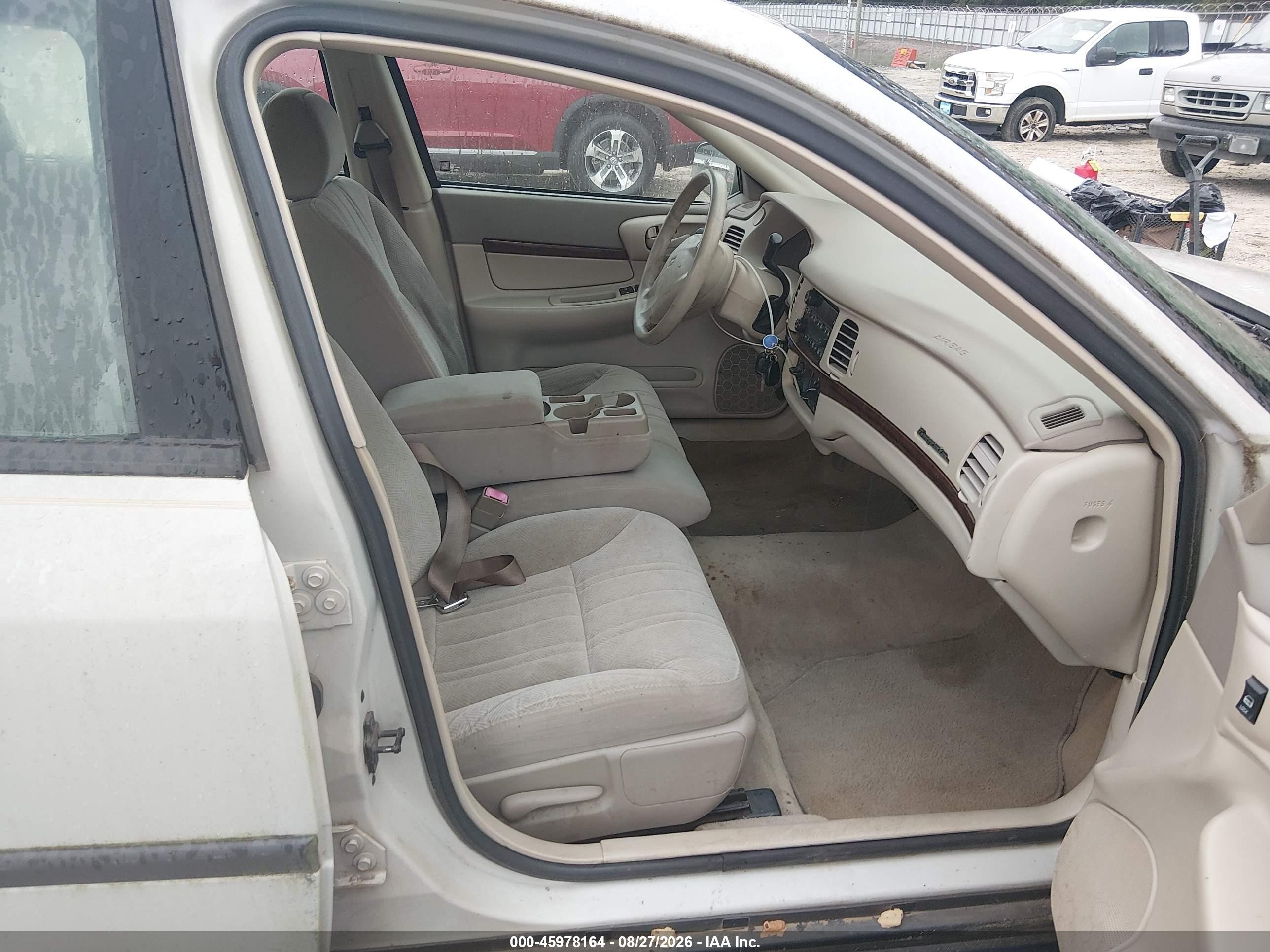 2003 Chevrolet Impala   Cream vin: 2G1WF52E739376535