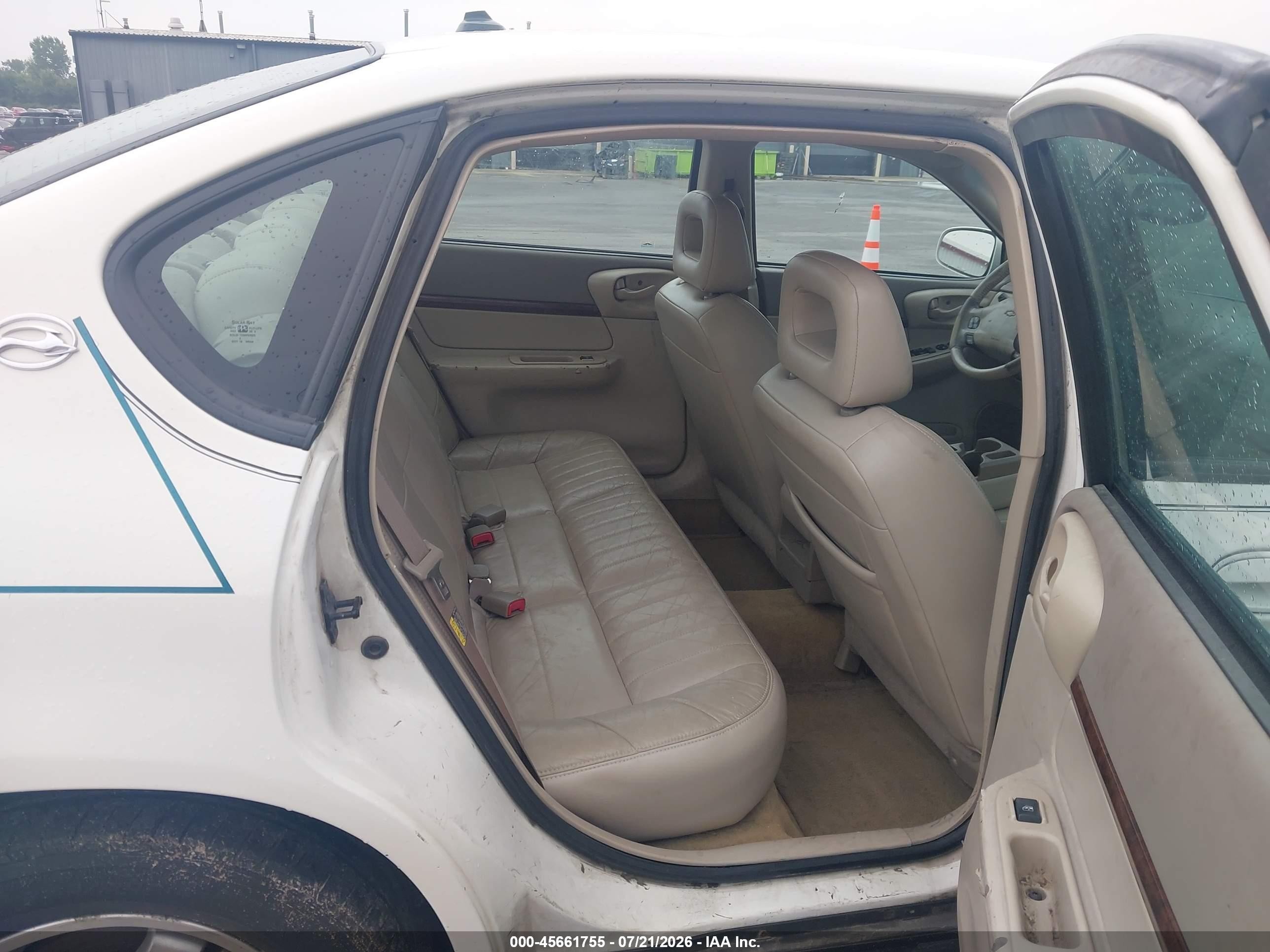 2003 Chevrolet Impala   White vin: 2G1WF52E739406360