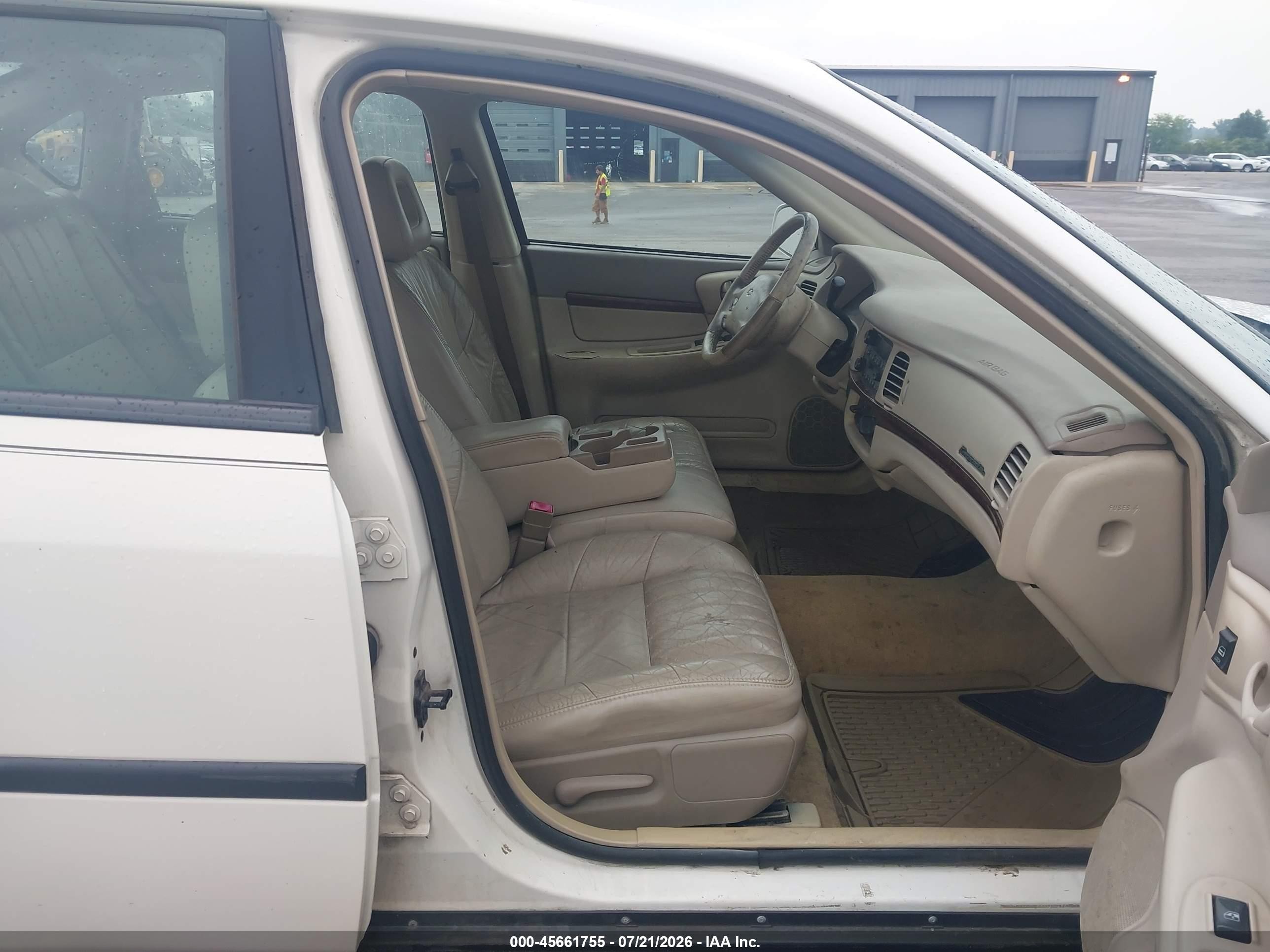 2003 Chevrolet Impala   White vin: 2G1WF52E739406360