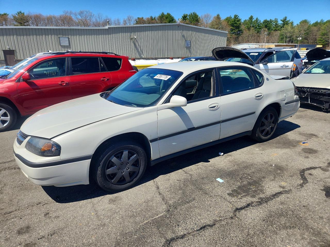 2004 Chevrolet Impala Белый vin: 2G1WF52E749101006