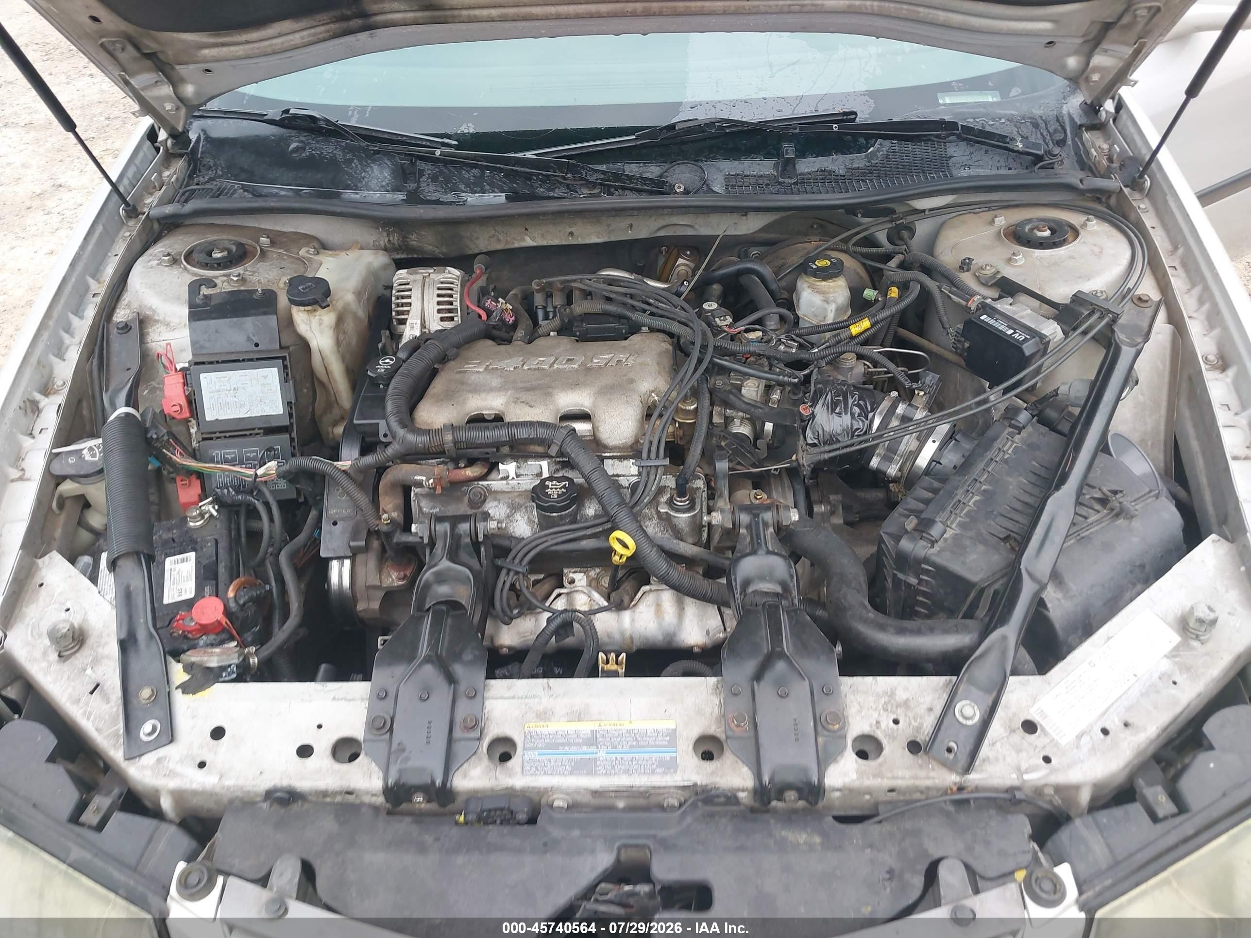 2004 Chevrolet Impala   Silver vin: 2G1WF52E749336487