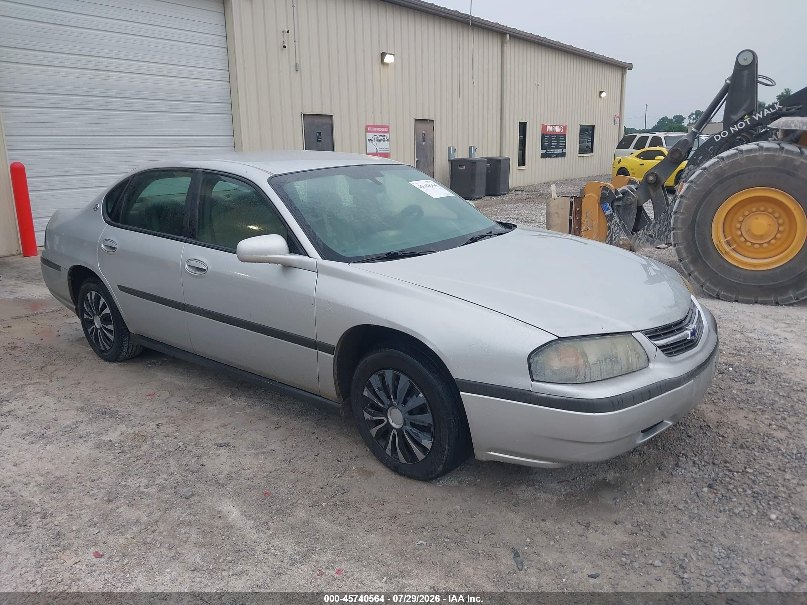 2004 Chevrolet Impala   Silver vin: 2G1WF52E749336487
