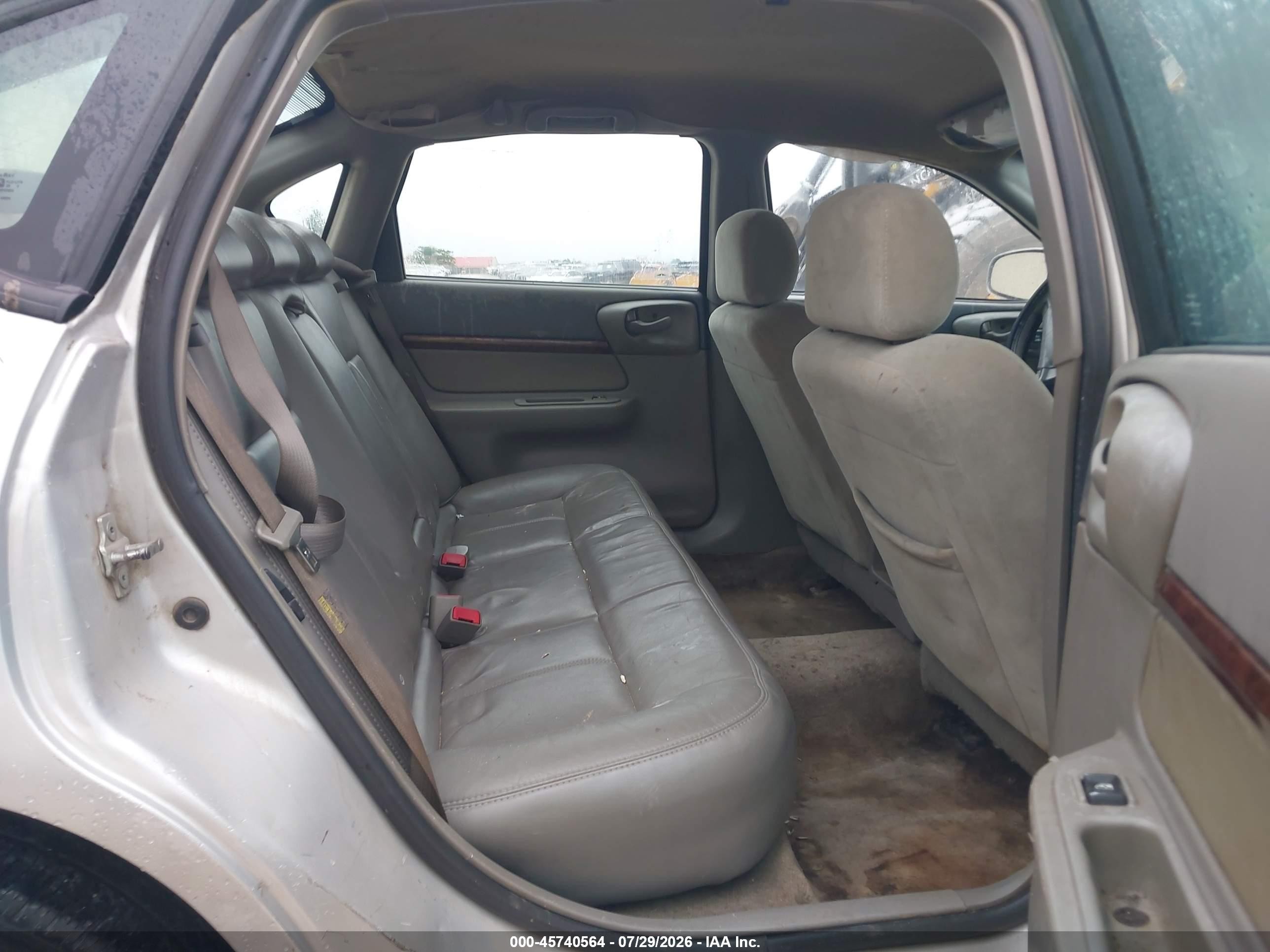 2004 Chevrolet Impala   Silver vin: 2G1WF52E749336487