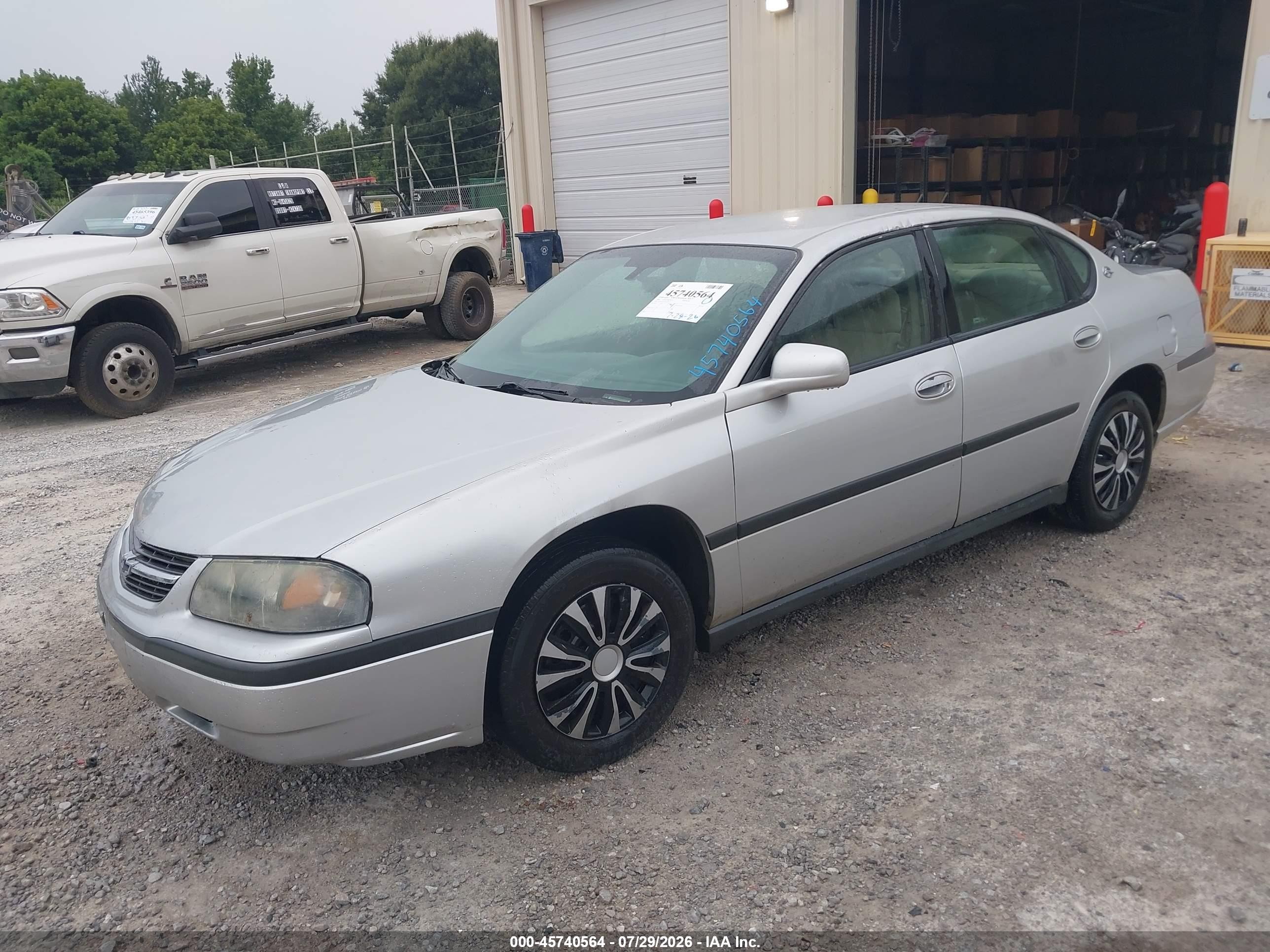 2004 Chevrolet Impala   Silver vin: 2G1WF52E749336487