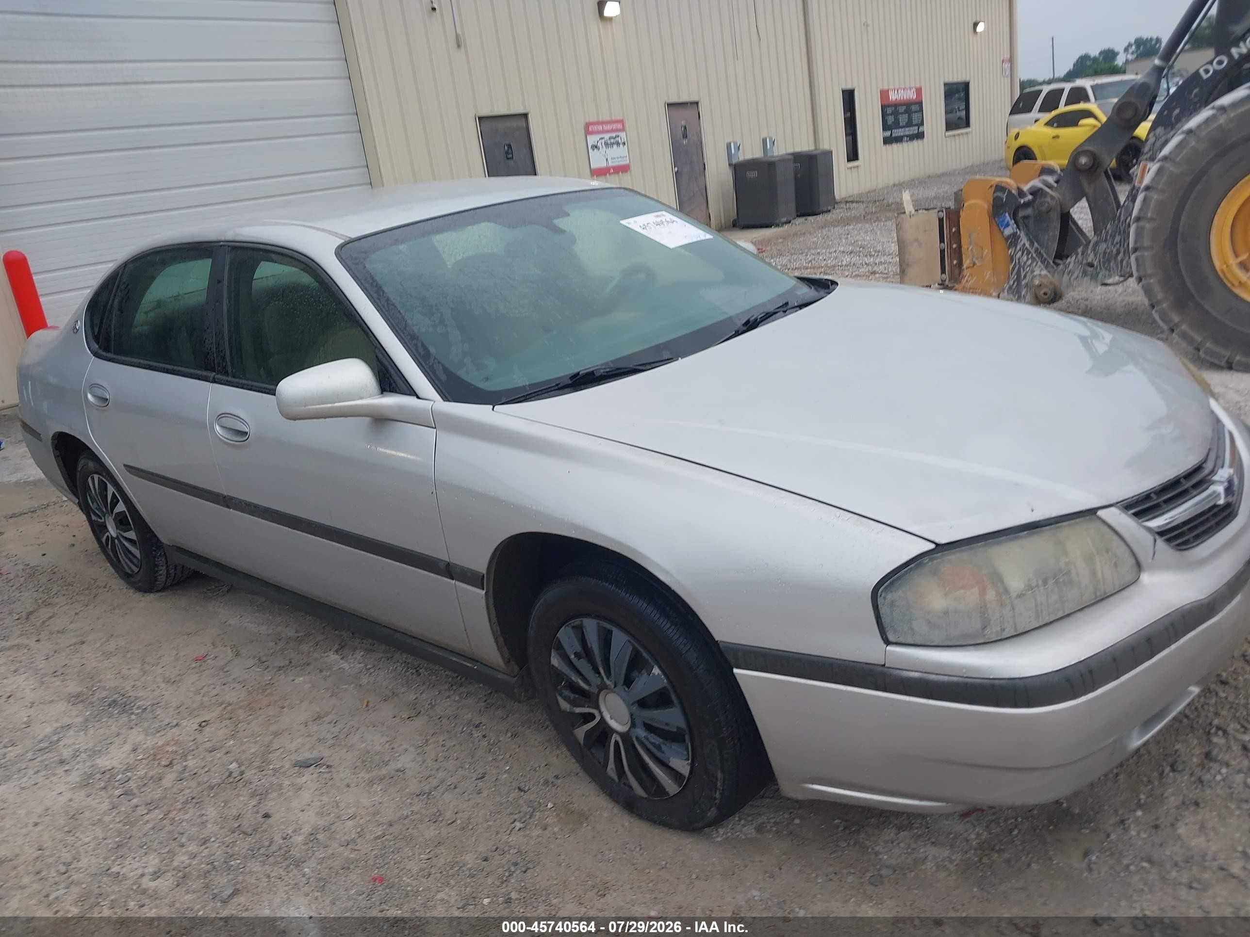 2004 Chevrolet Impala   Silver vin: 2G1WF52E749336487