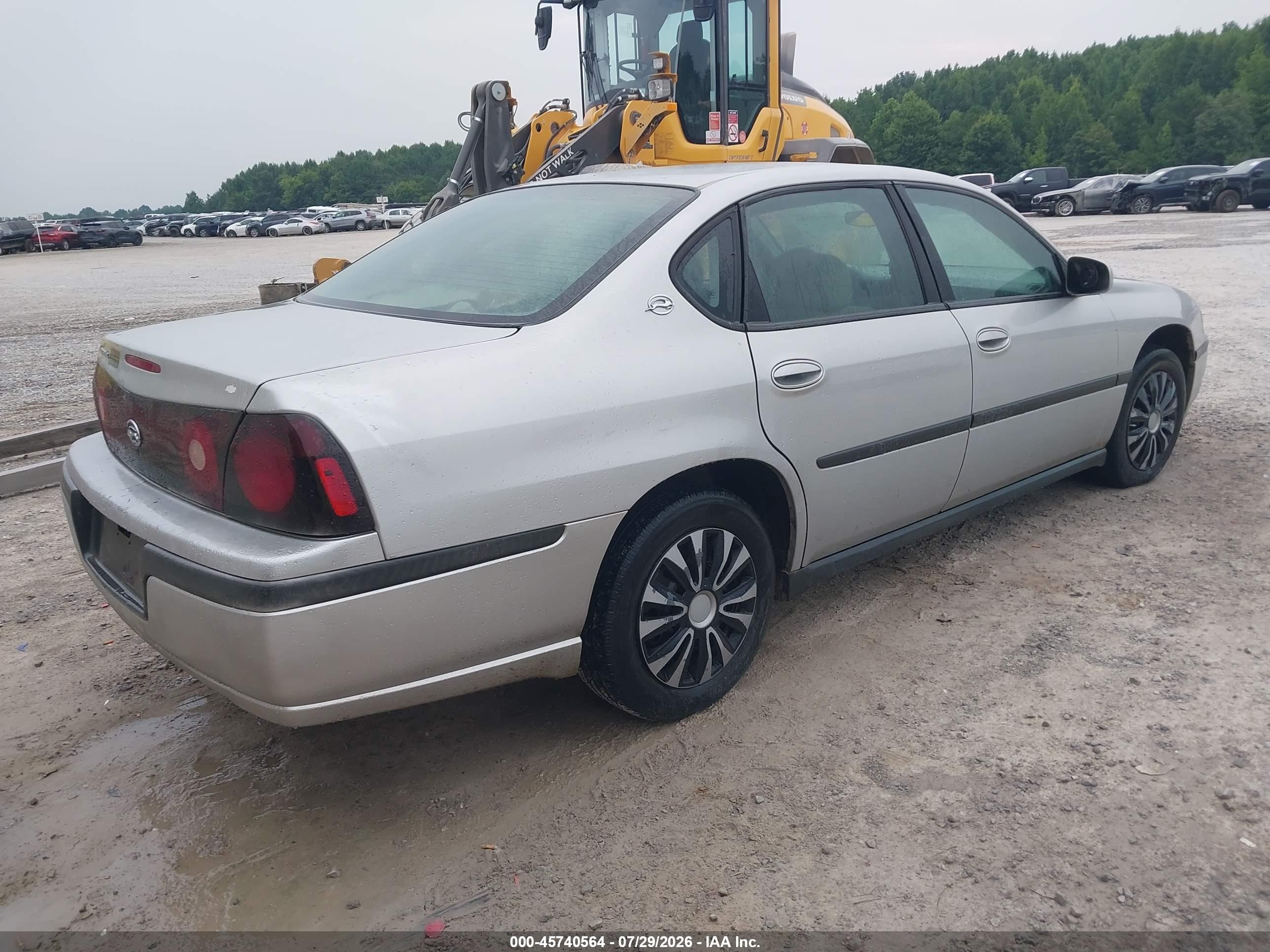 2004 Chevrolet Impala   Silver vin: 2G1WF52E749336487