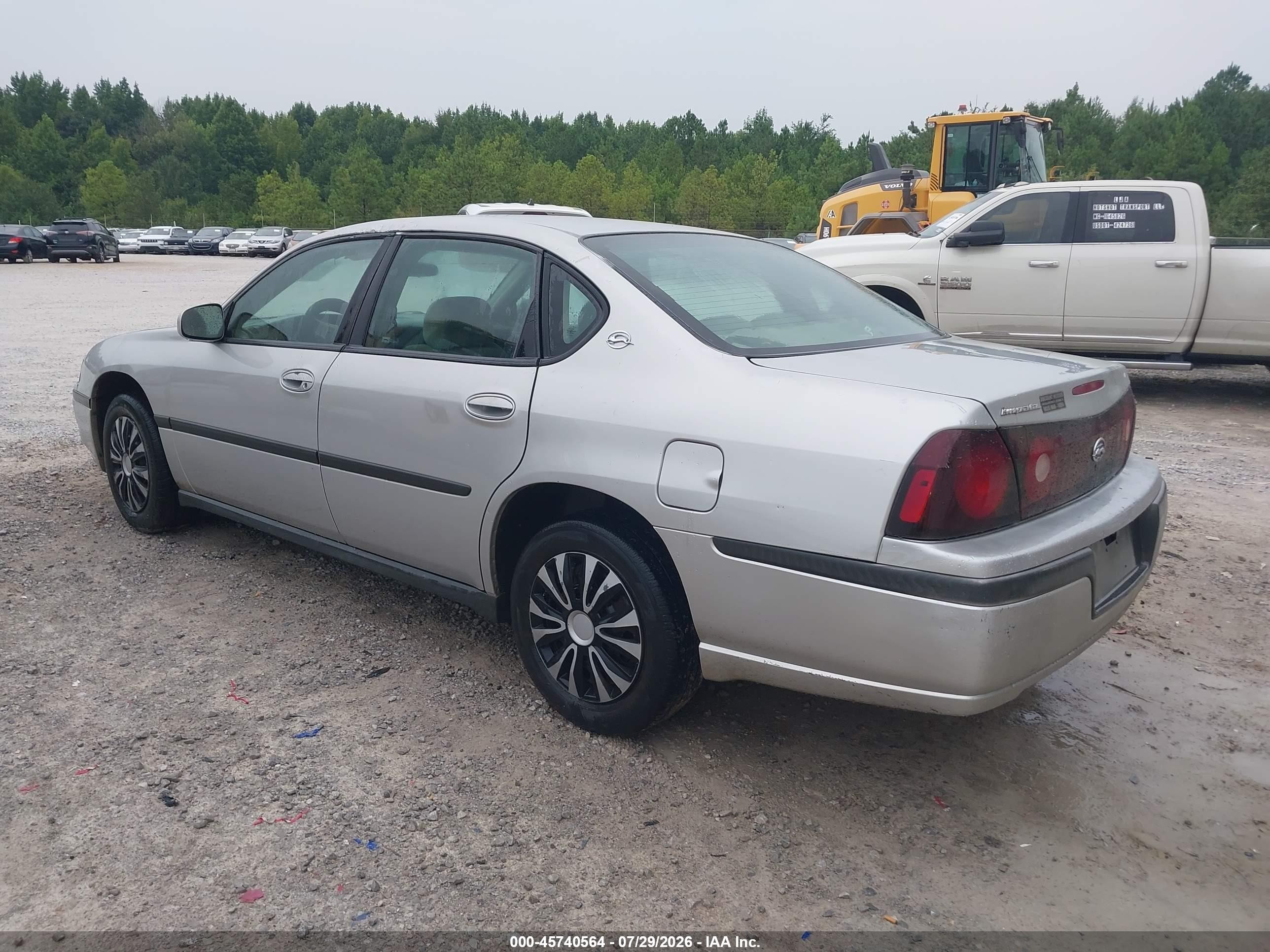 2004 Chevrolet Impala   Silver vin: 2G1WF52E749336487