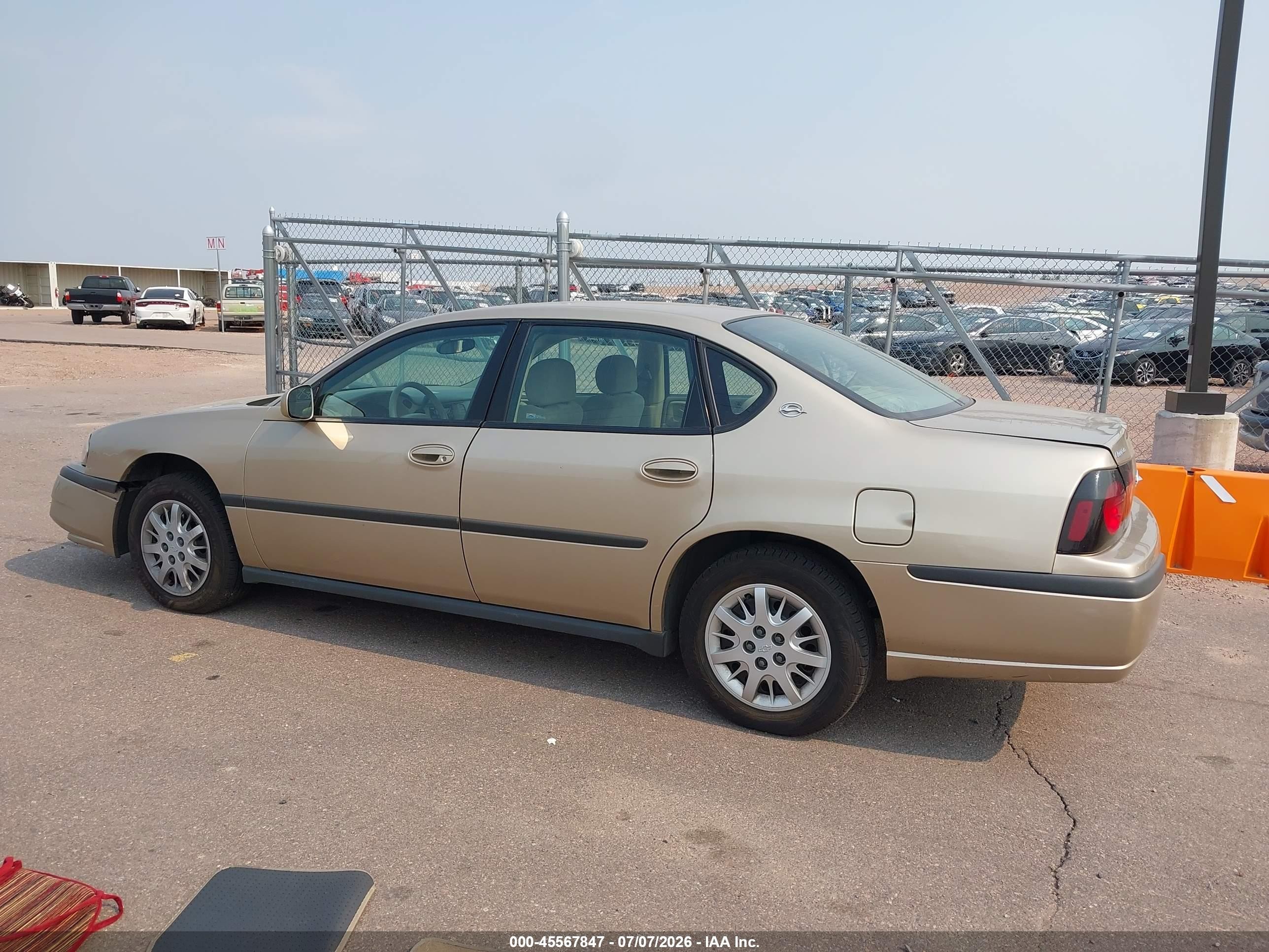 2004 Chevrolet Impala   Tan vin: 2G1WF52E749388122
