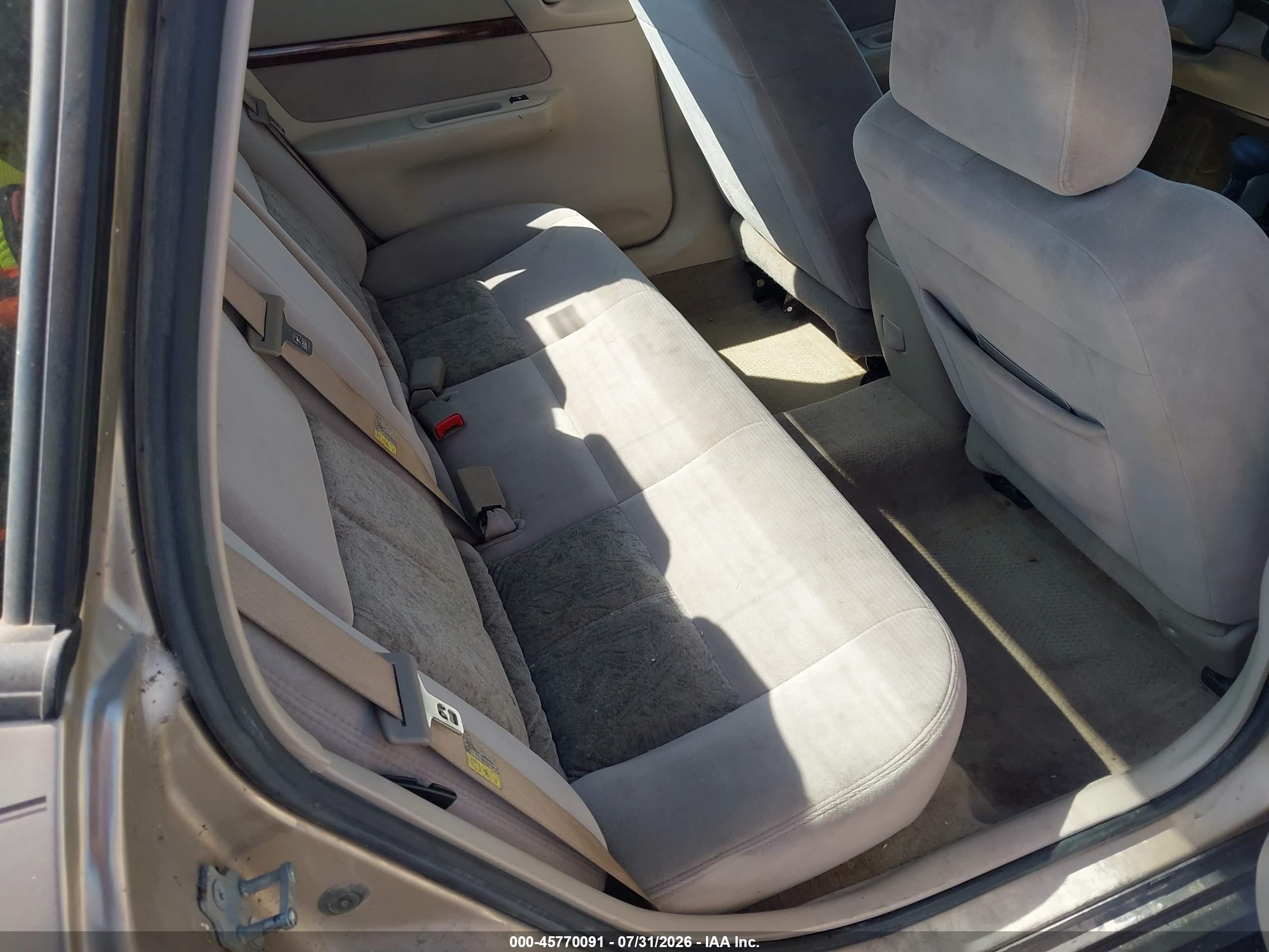 2005 Chevrolet Impala   Gold vin: 2G1WF52E759107437