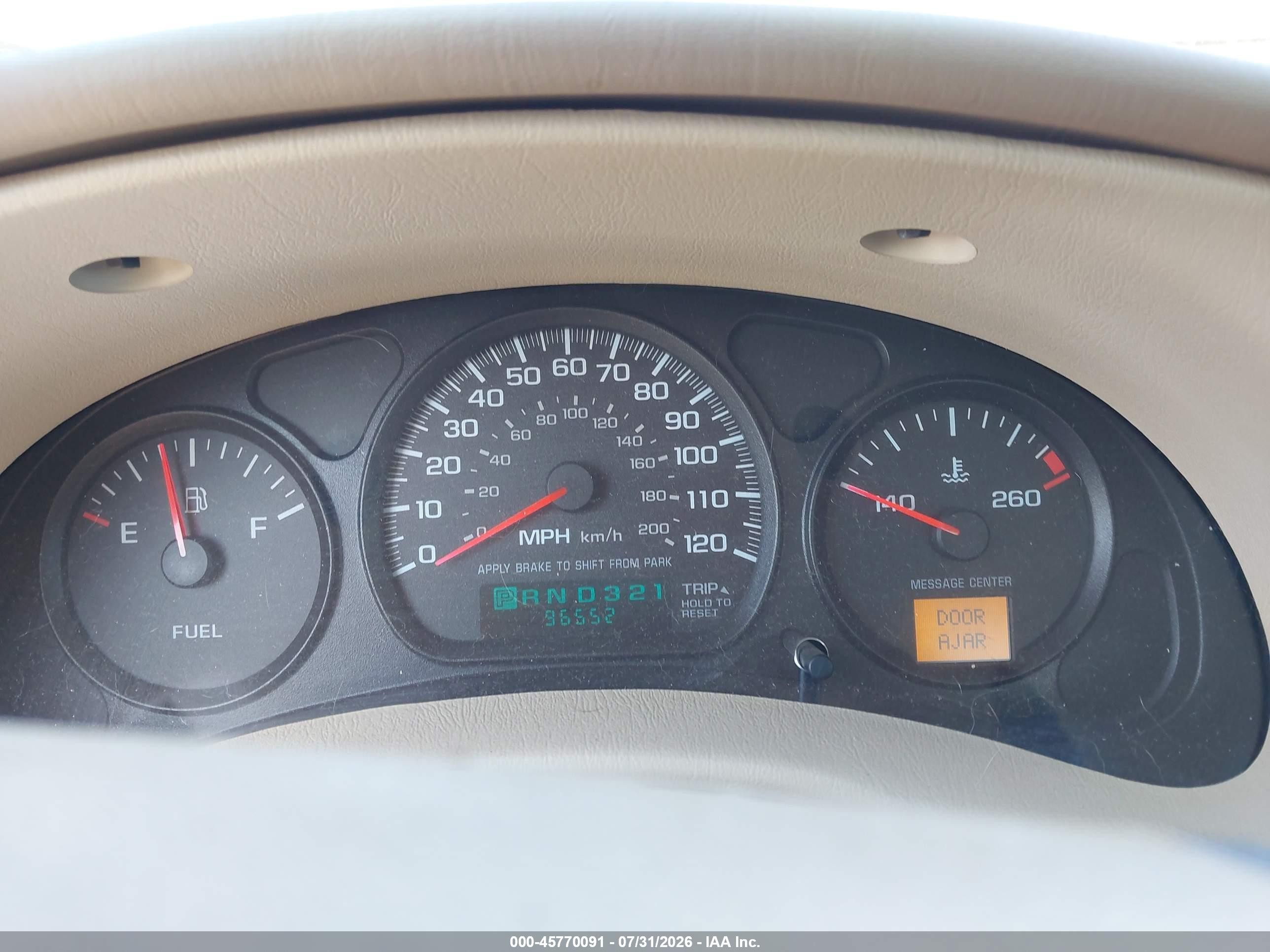 2005 Chevrolet Impala   Gold vin: 2G1WF52E759107437