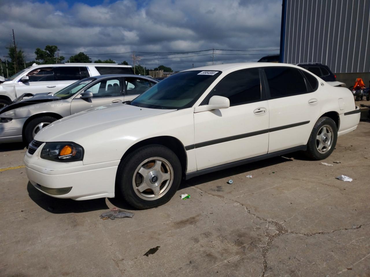 2005 Chevrolet Impala White vin: 2G1WF52E759125615
