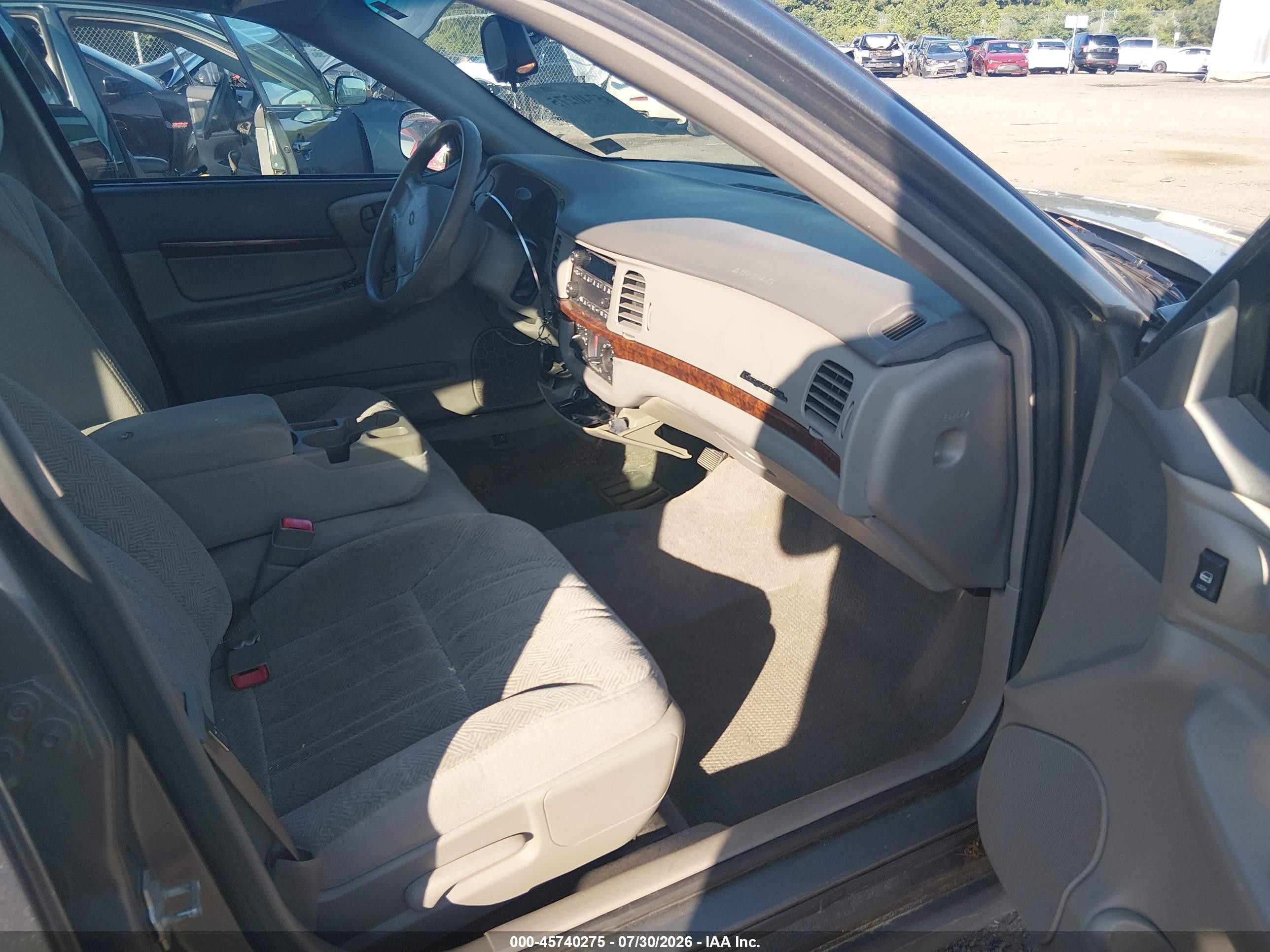 2005 Chevrolet Impala   Gray vin: 2G1WF52E759127896