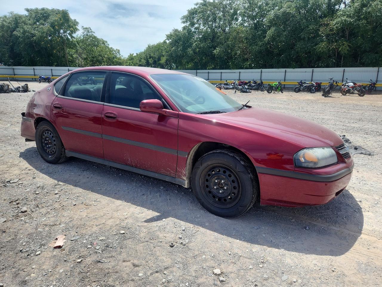 2005 Chevrolet Impala Темно-бордовый vin: 2G1WF52E759160641