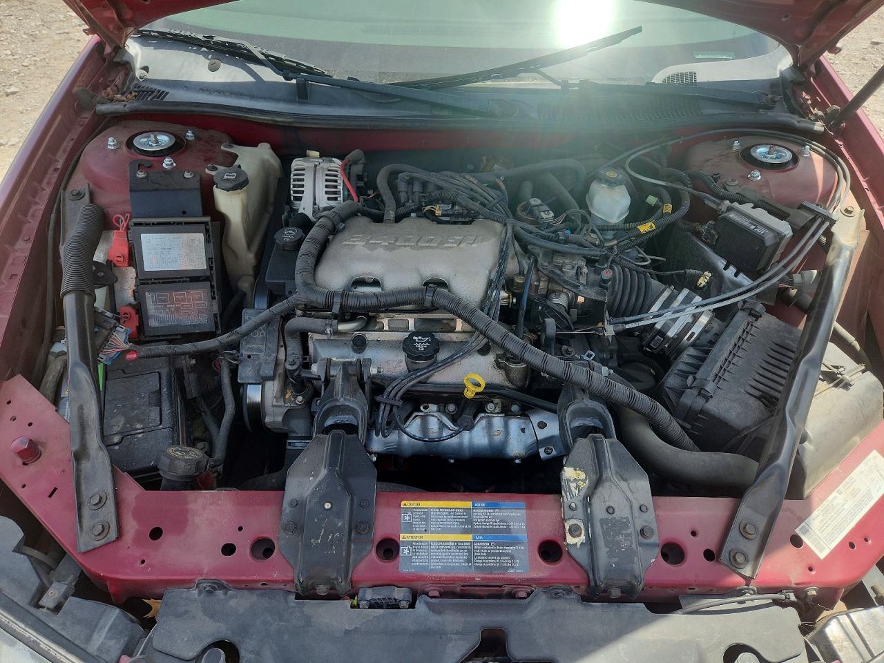 2005 Chevrolet Impala Темно-бордовый vin: 2G1WF52E759160641