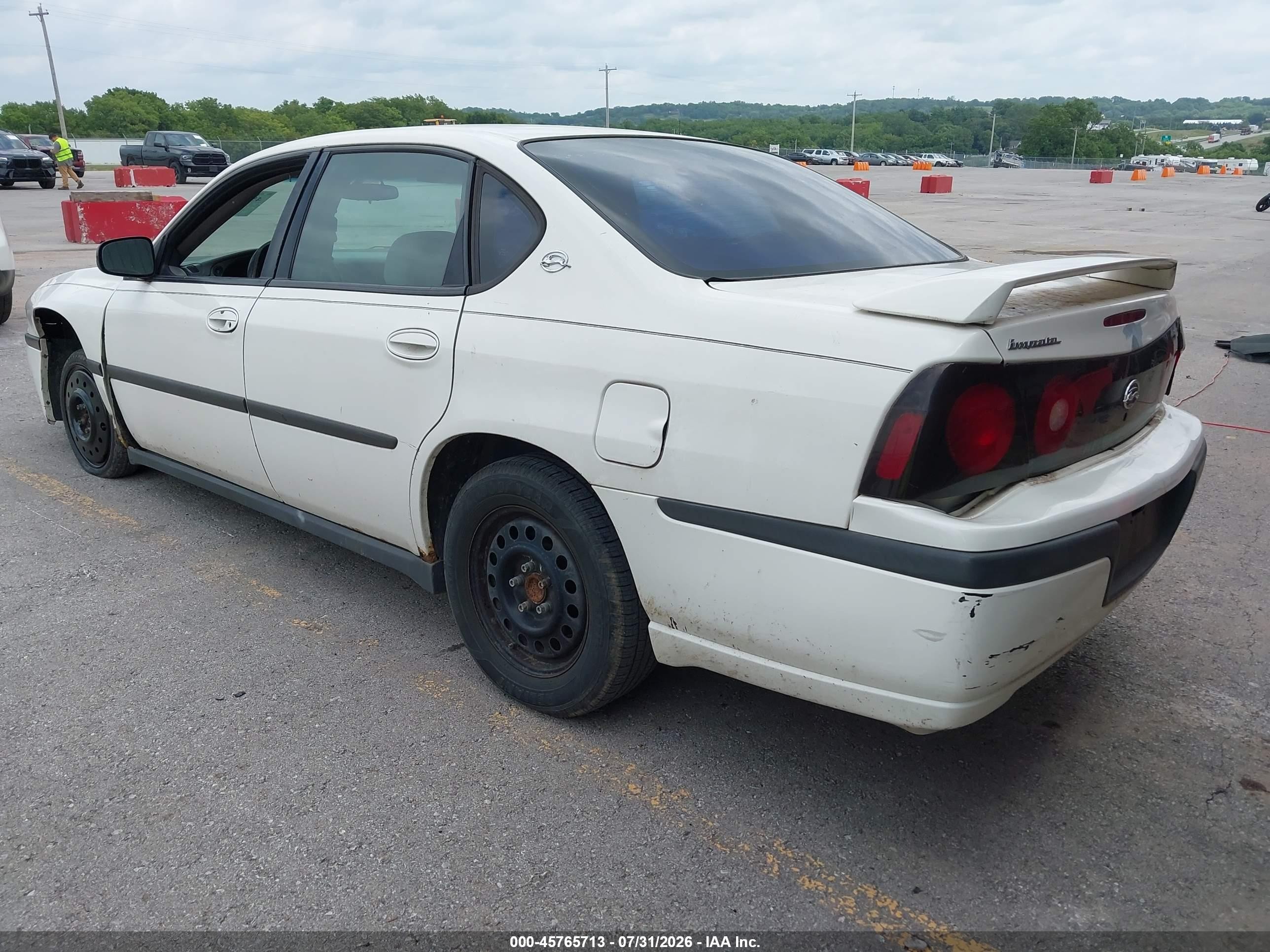 2005 Chevrolet Impala White vin: 2G1WF52E759193025