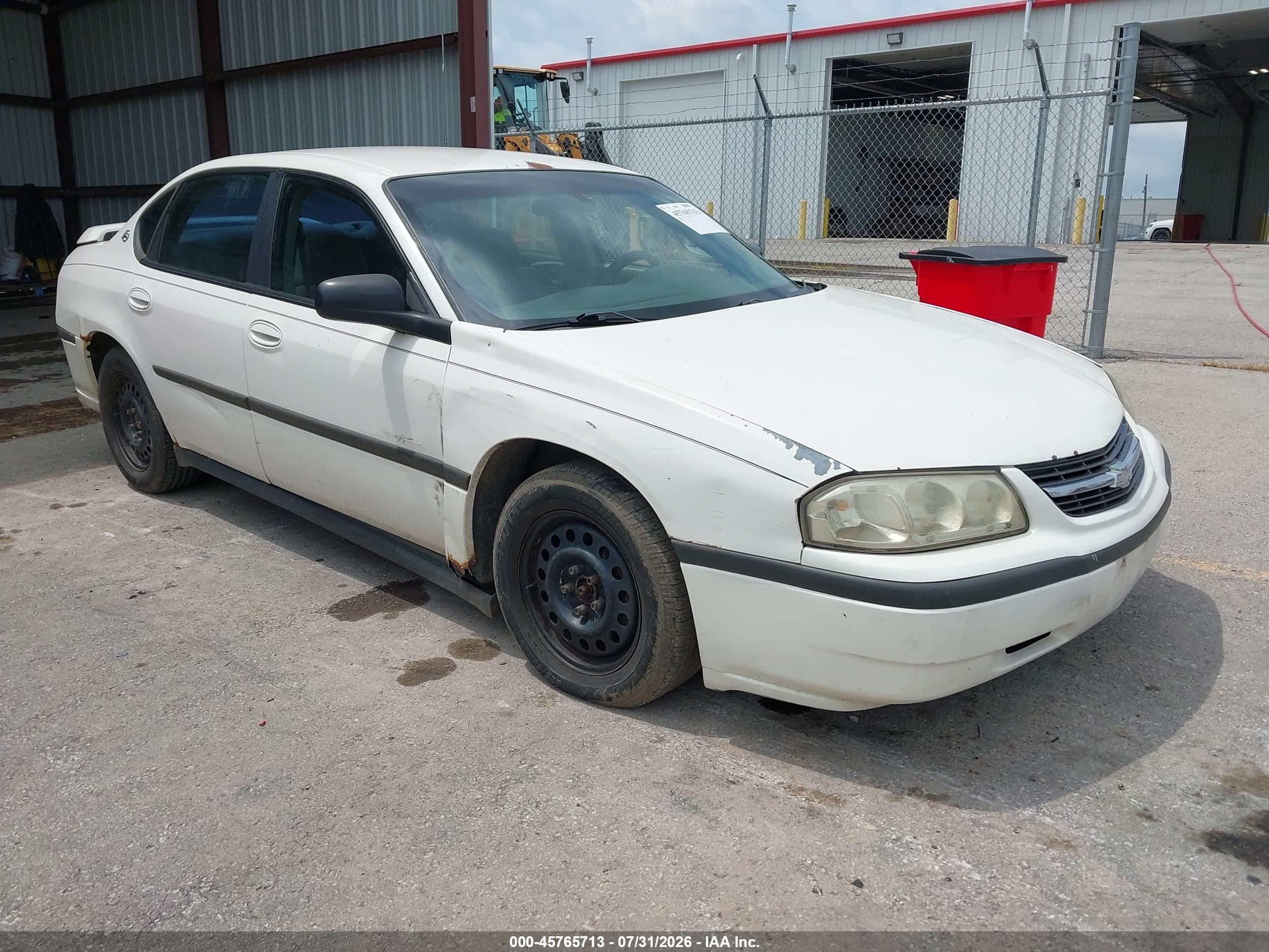 2005 Chevrolet Impala White vin: 2G1WF52E759193025